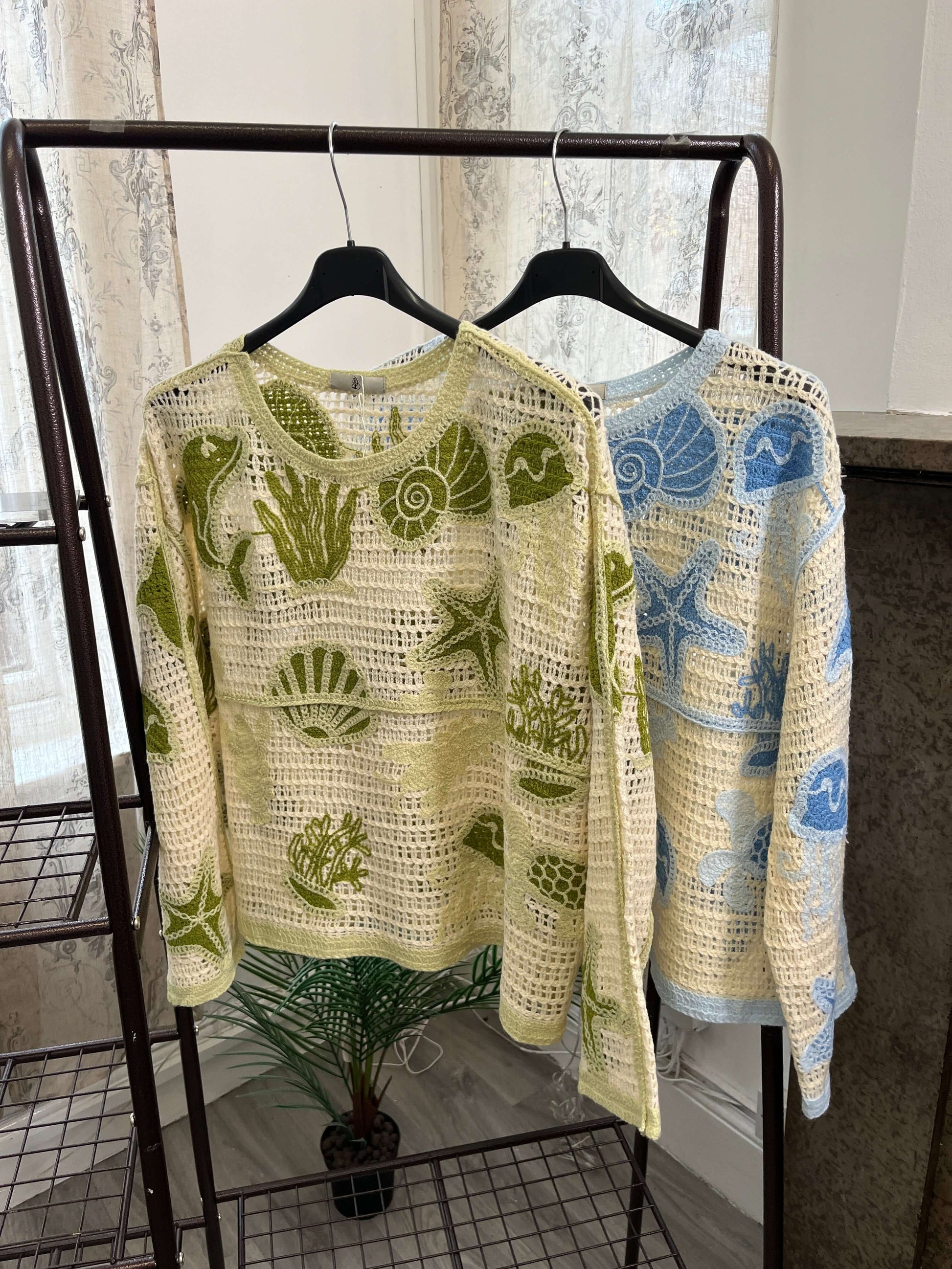 Shoreline Crochet Layering Top