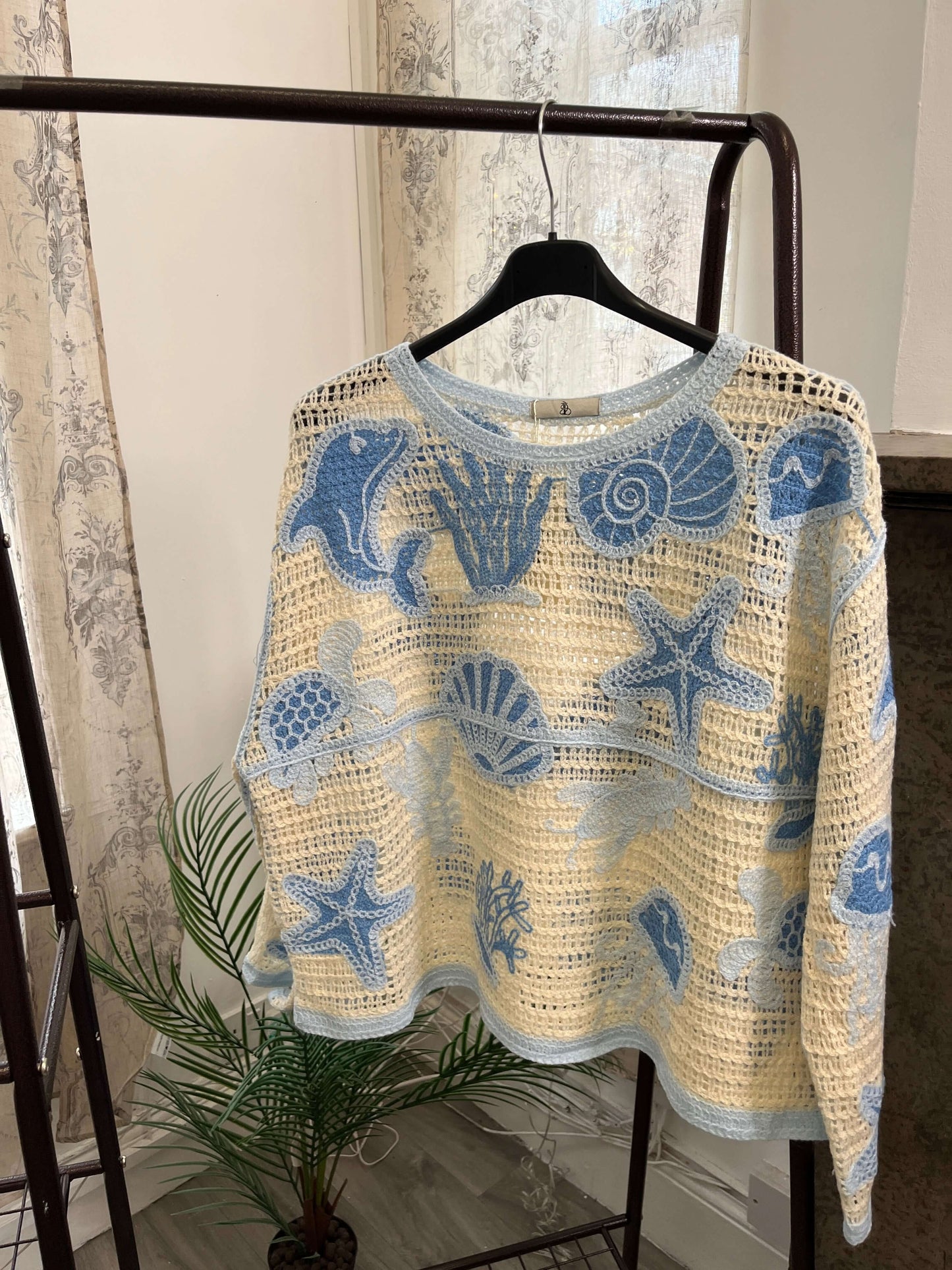 Shoreline Crochet Layering Top