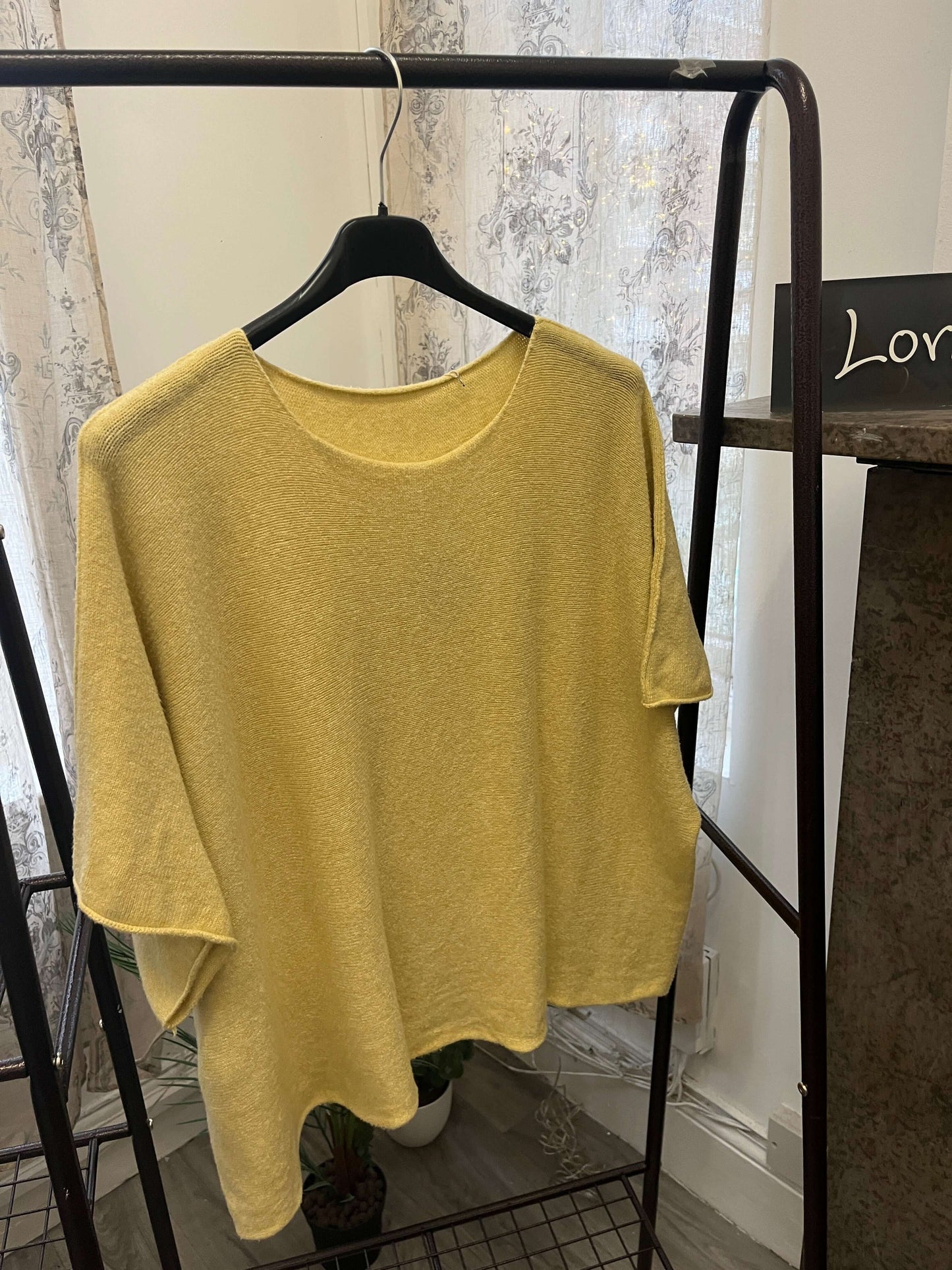 Torzi Boxy Swing Fine Knit Jumper