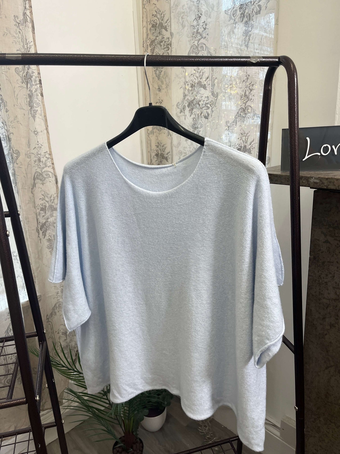 Torzi Boxy Swing Fine Knit Jumper