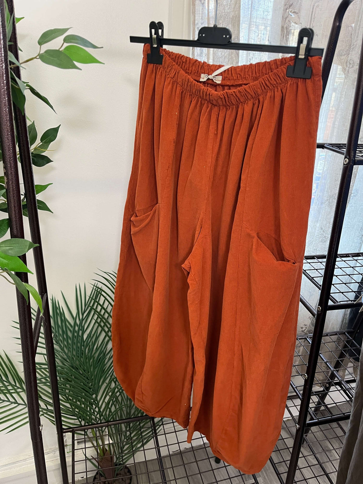 Ladies Needlecord Barrel Trouser