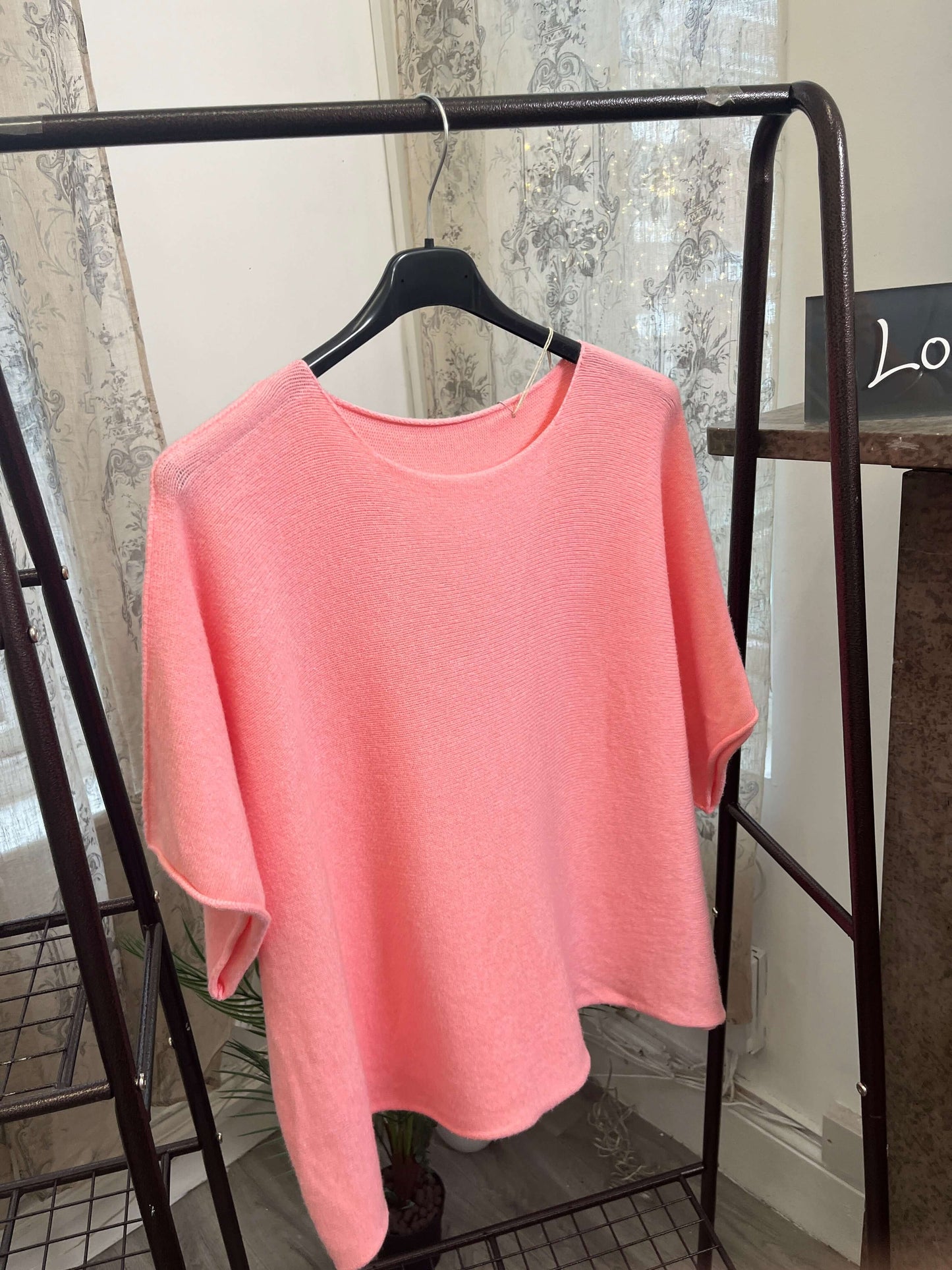 Torzi Boxy Swing Fine Knit Jumper