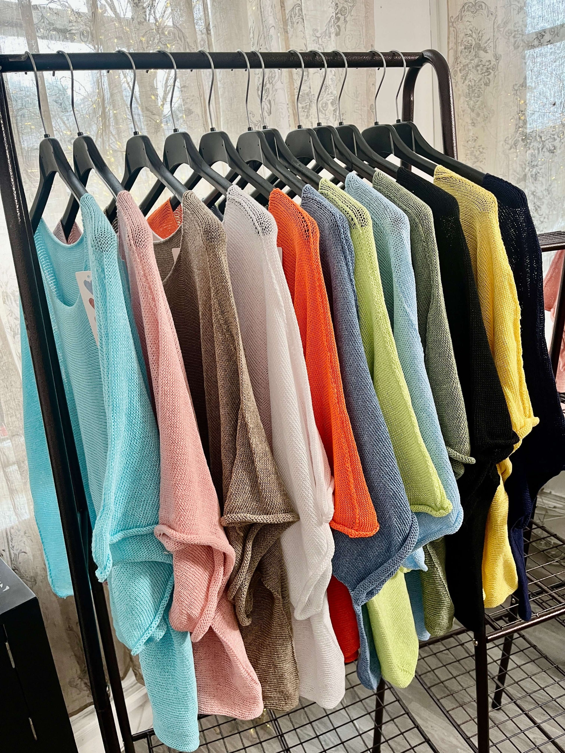 Torzi-Jane Boxy Swing Woven Knit Jumper