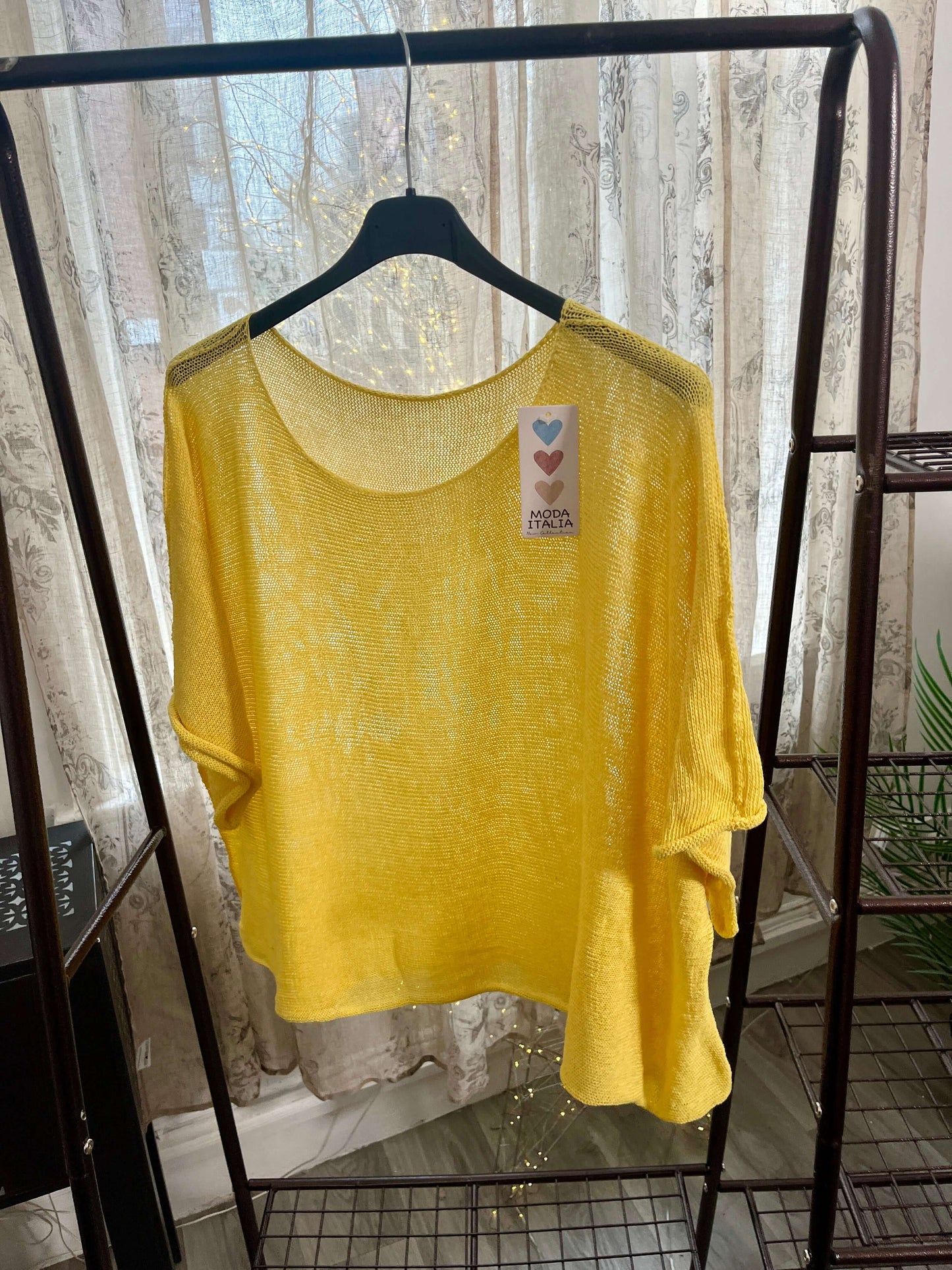 Torzi-Jane Boxy Swing Woven Knit Jumper