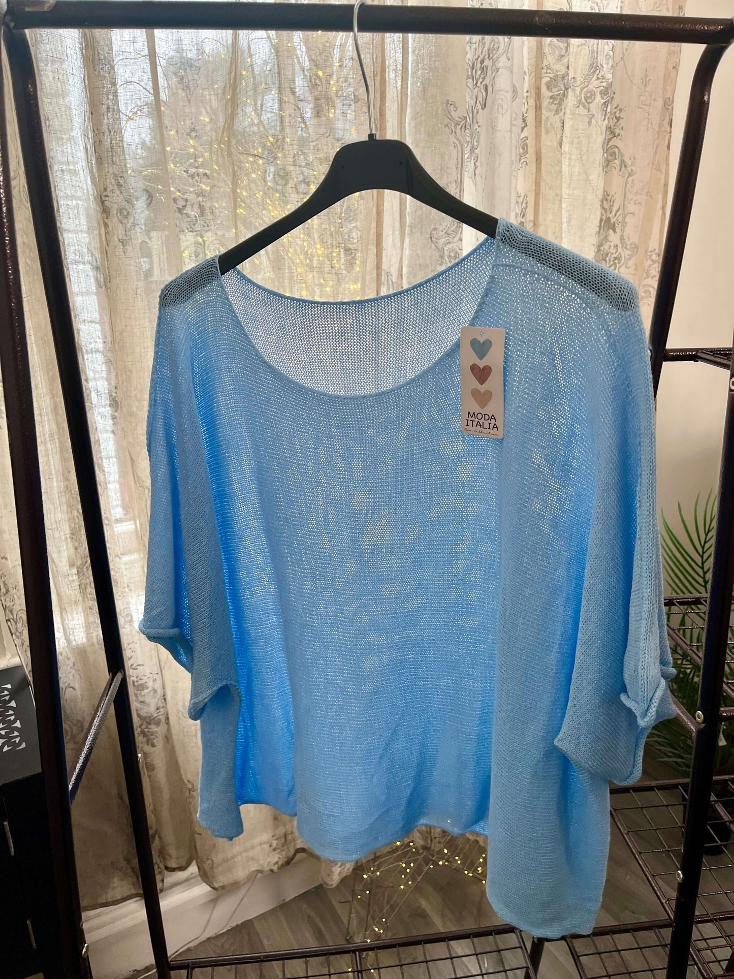 Torzi-Jane Boxy Swing Woven Knit Jumper