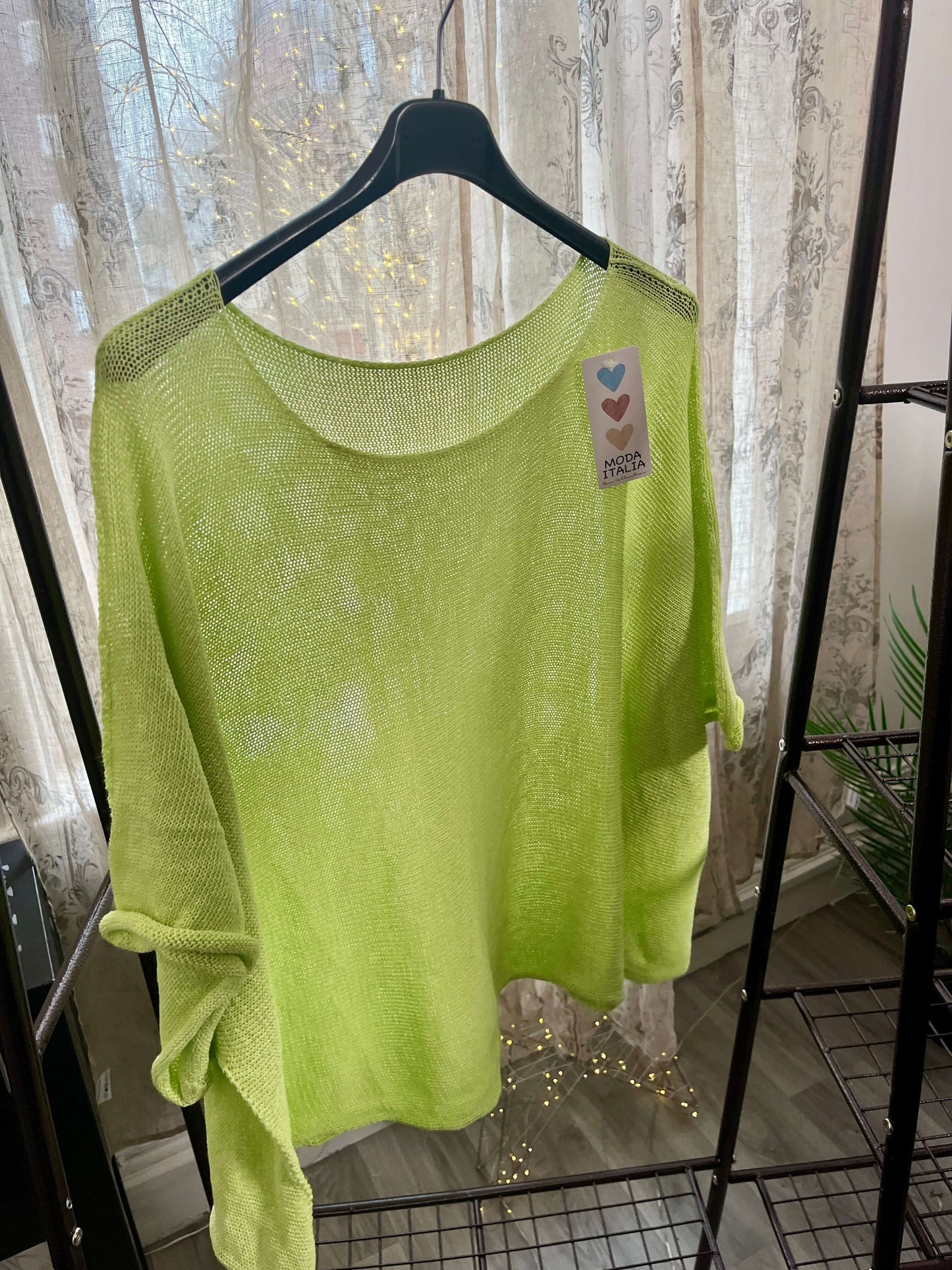 Torzi-Jane Boxy Swing Woven Knit Jumper