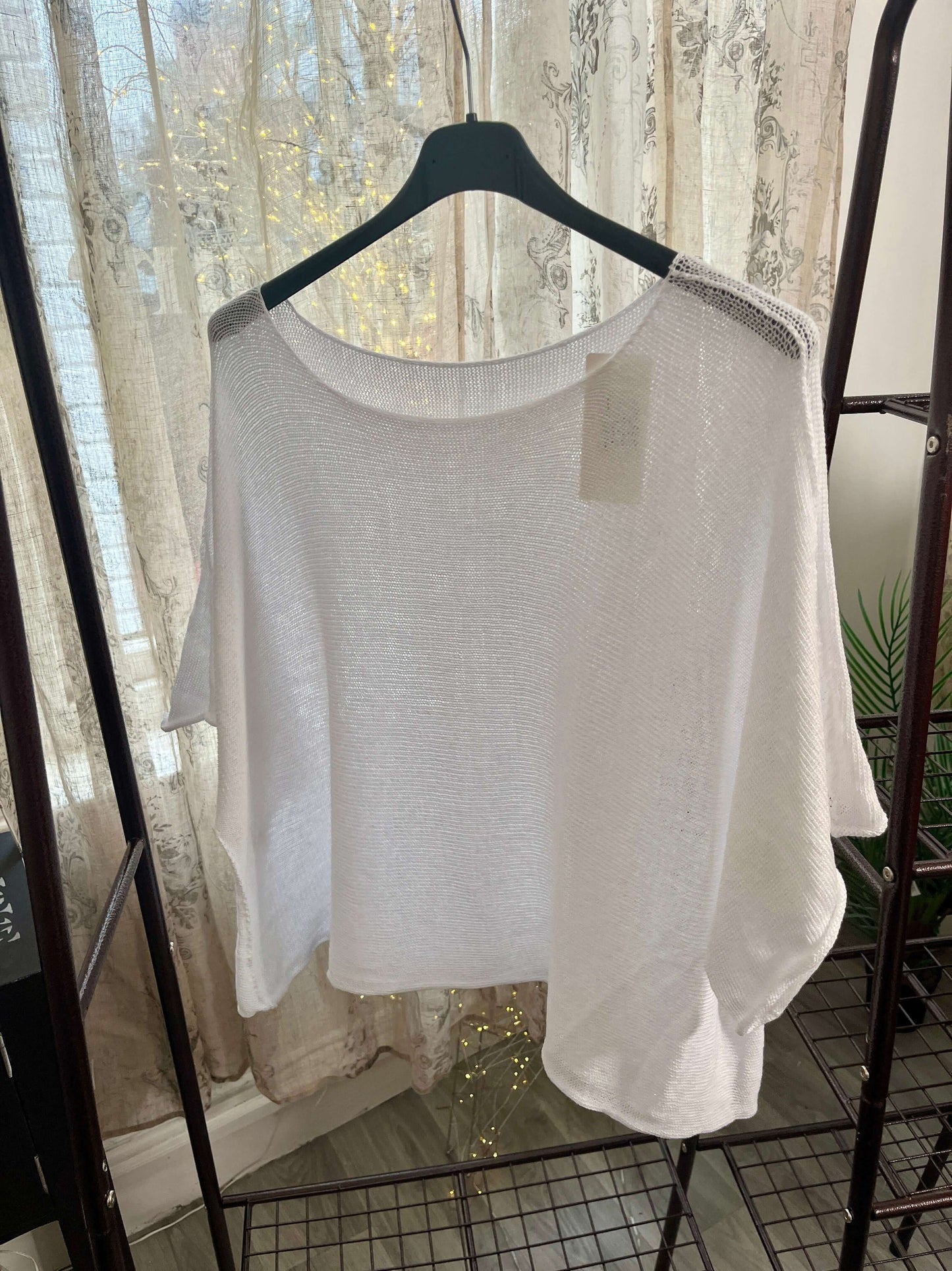 Torzi-Jane Boxy Swing Woven Knit Jumper