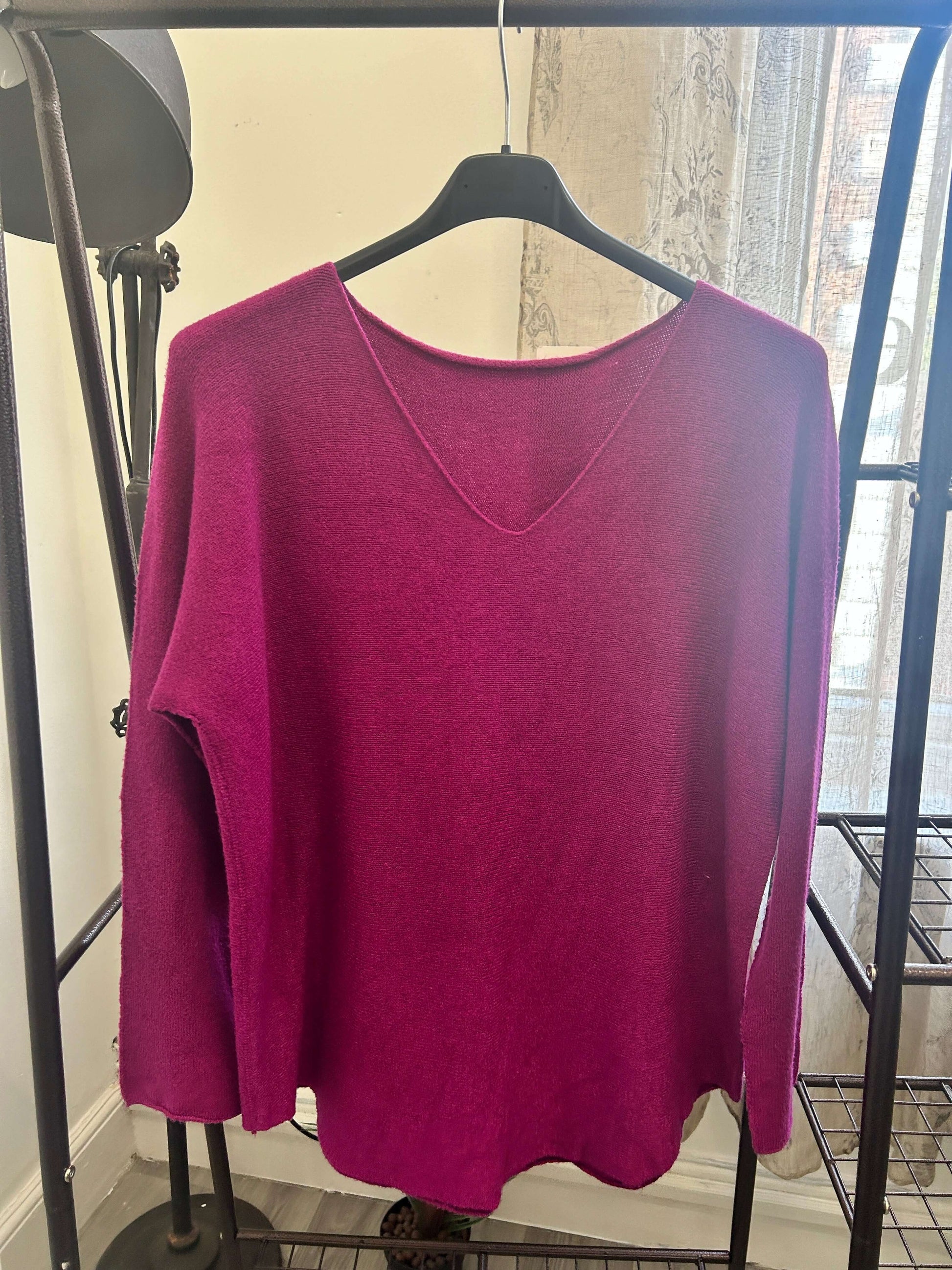 Pippa V Neck Super Soft Knit Jumper