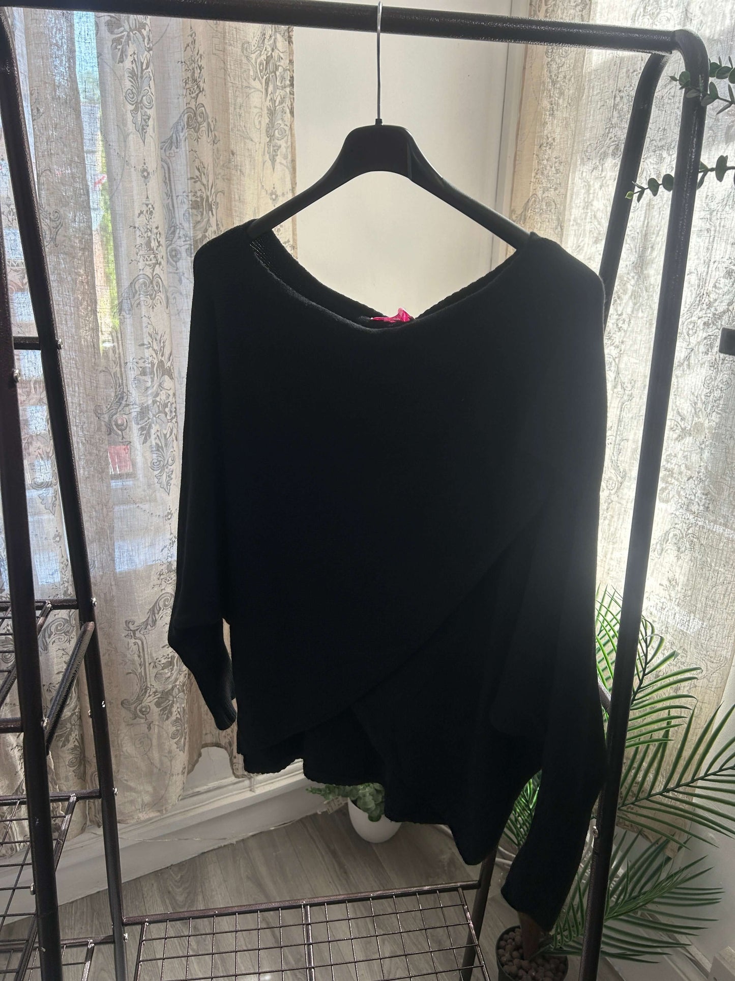 Super Soft Crossover Wrap Knit Jumper
