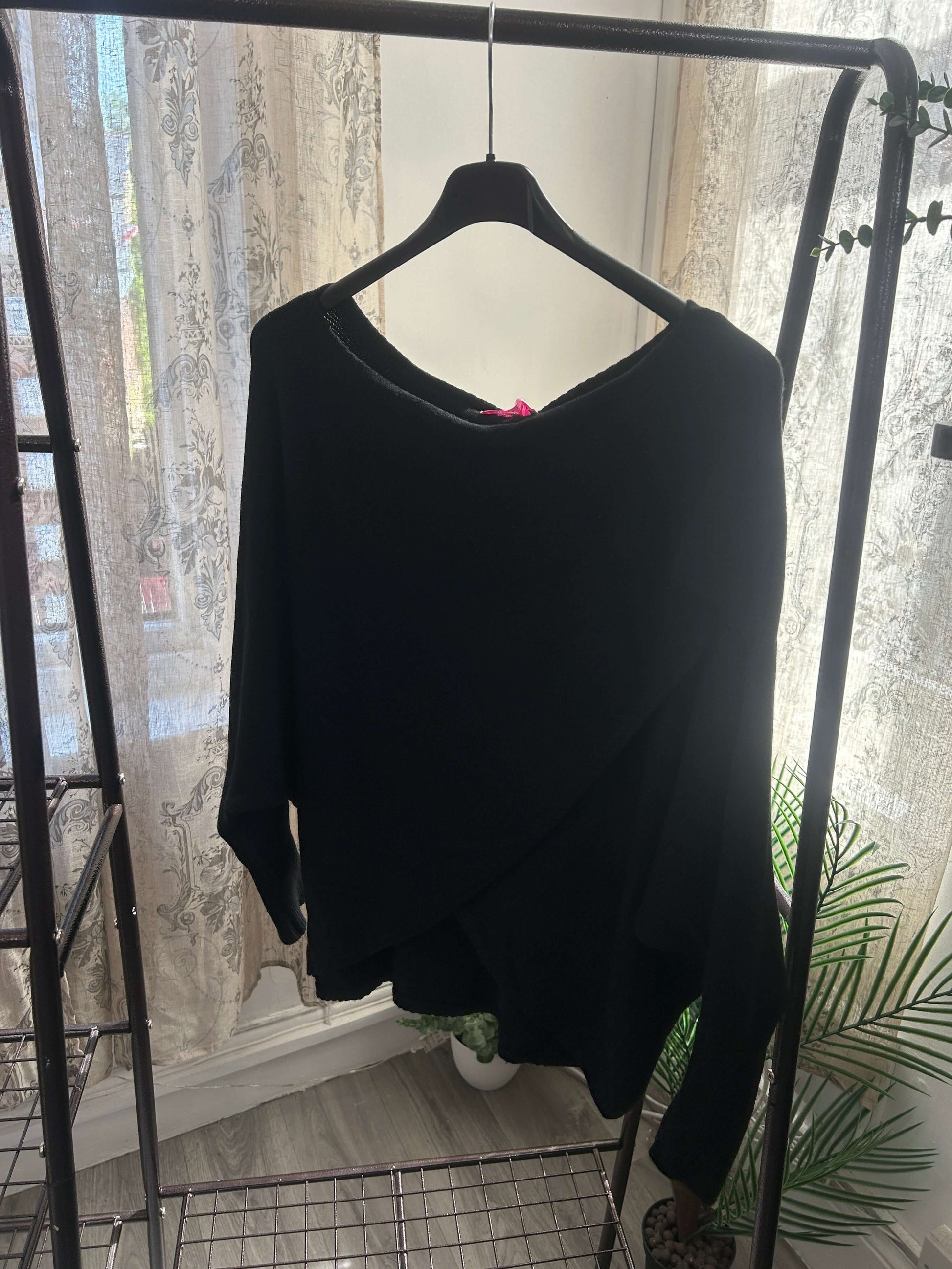 Super Soft Crossover Wrap Knit Jumper