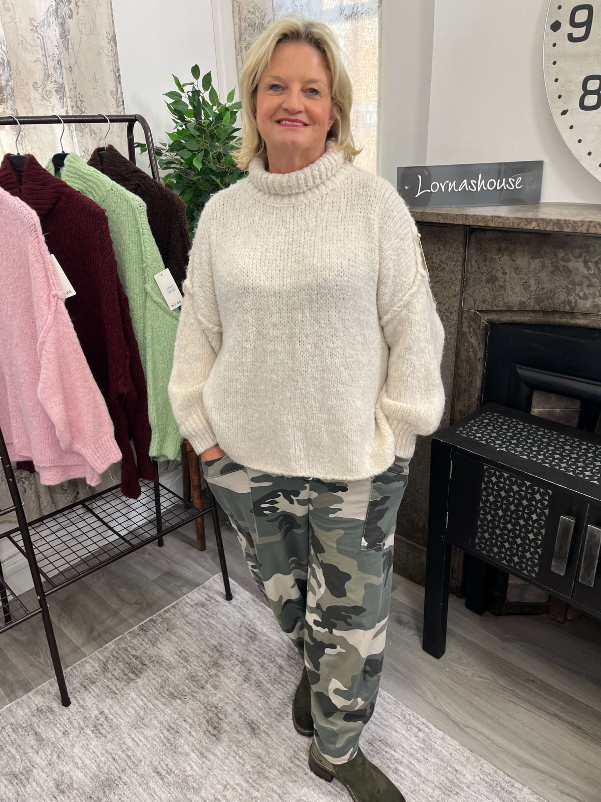Ciara long sleeve ladies oversized knit