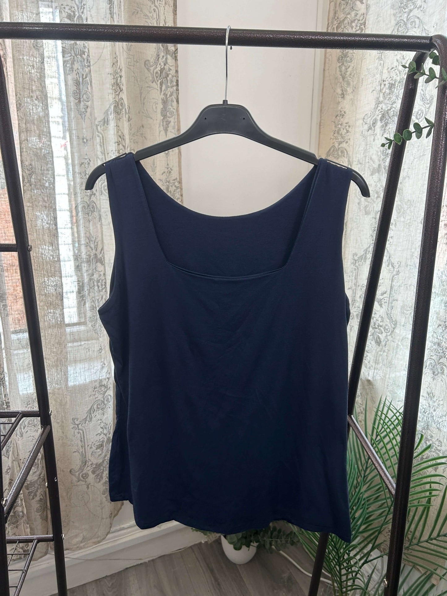Square Neck Double Lined Vest Top