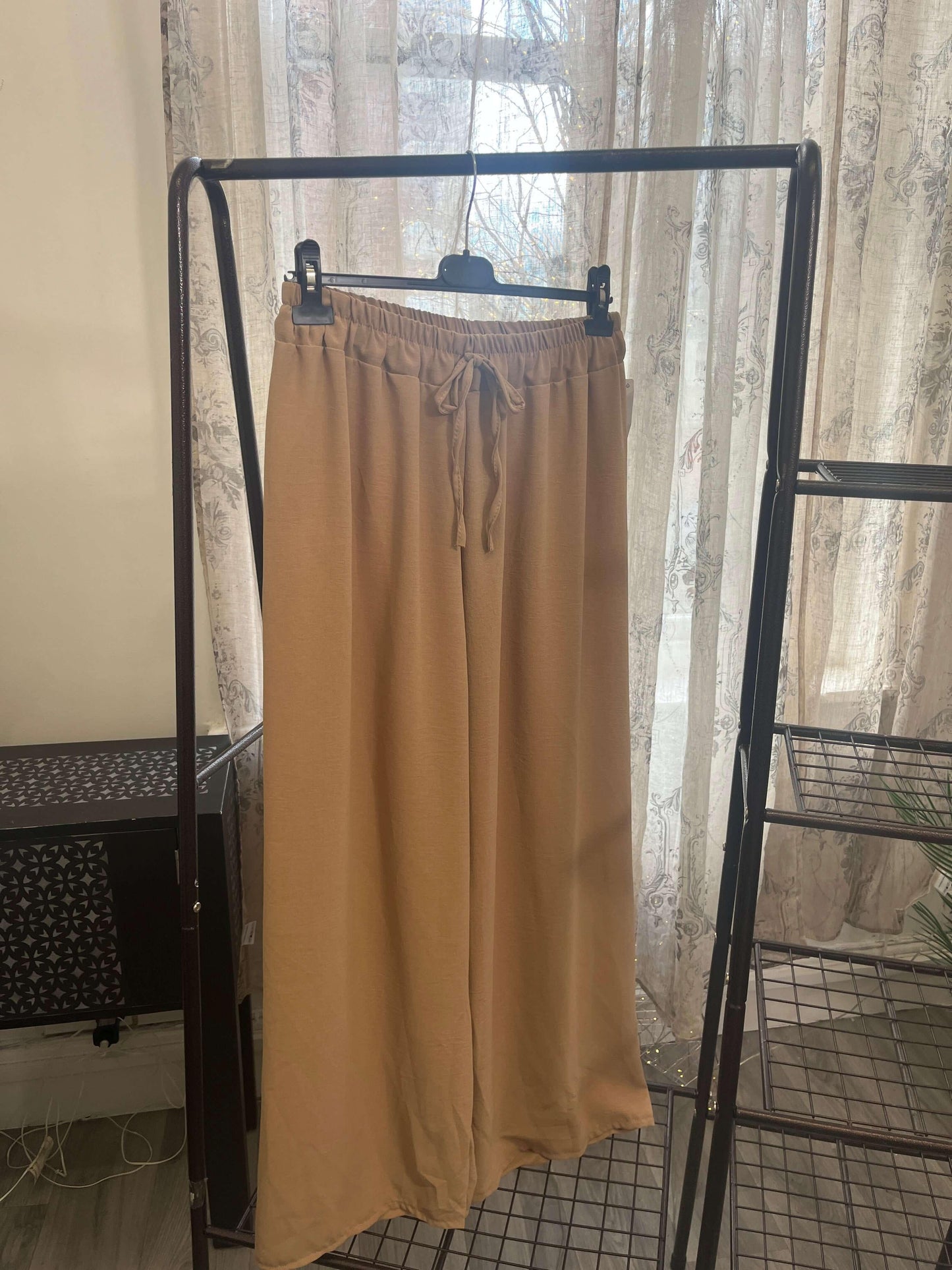 Elegant Wide Leg Palazzo Trousers