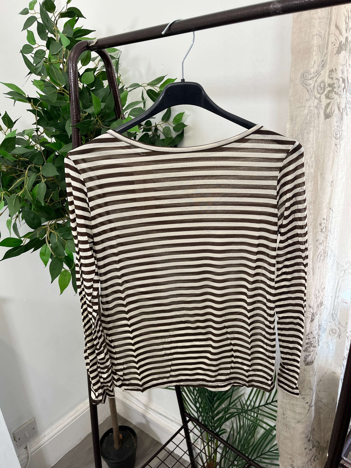 Misto Cashmere Second Skin Striped Top