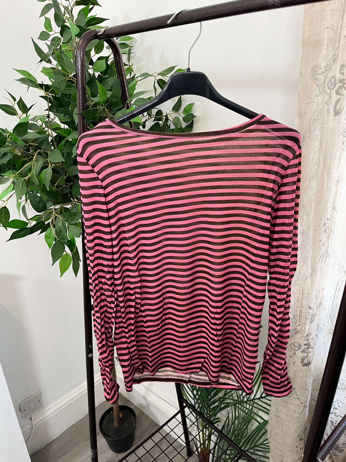 Misto Cashmere Second Skin Striped Top