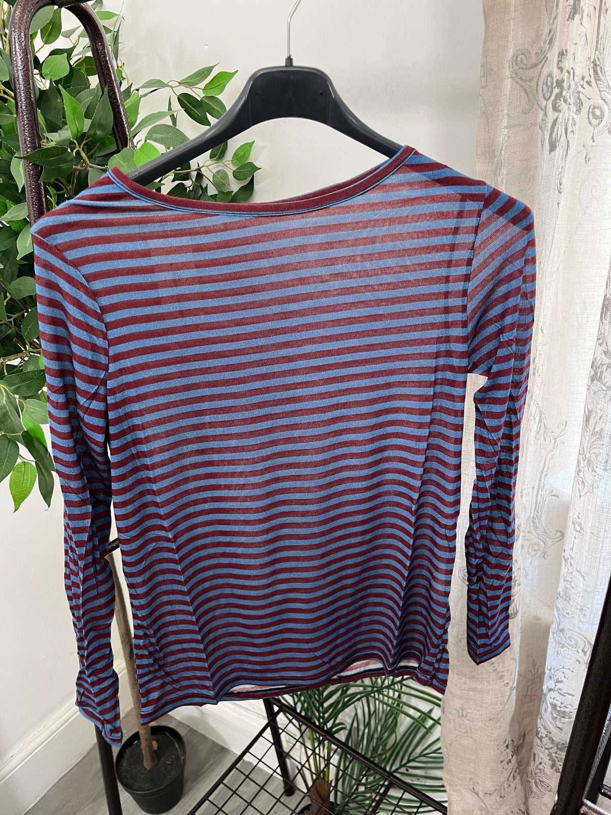 Misto Cashmere Second Skin Striped Top