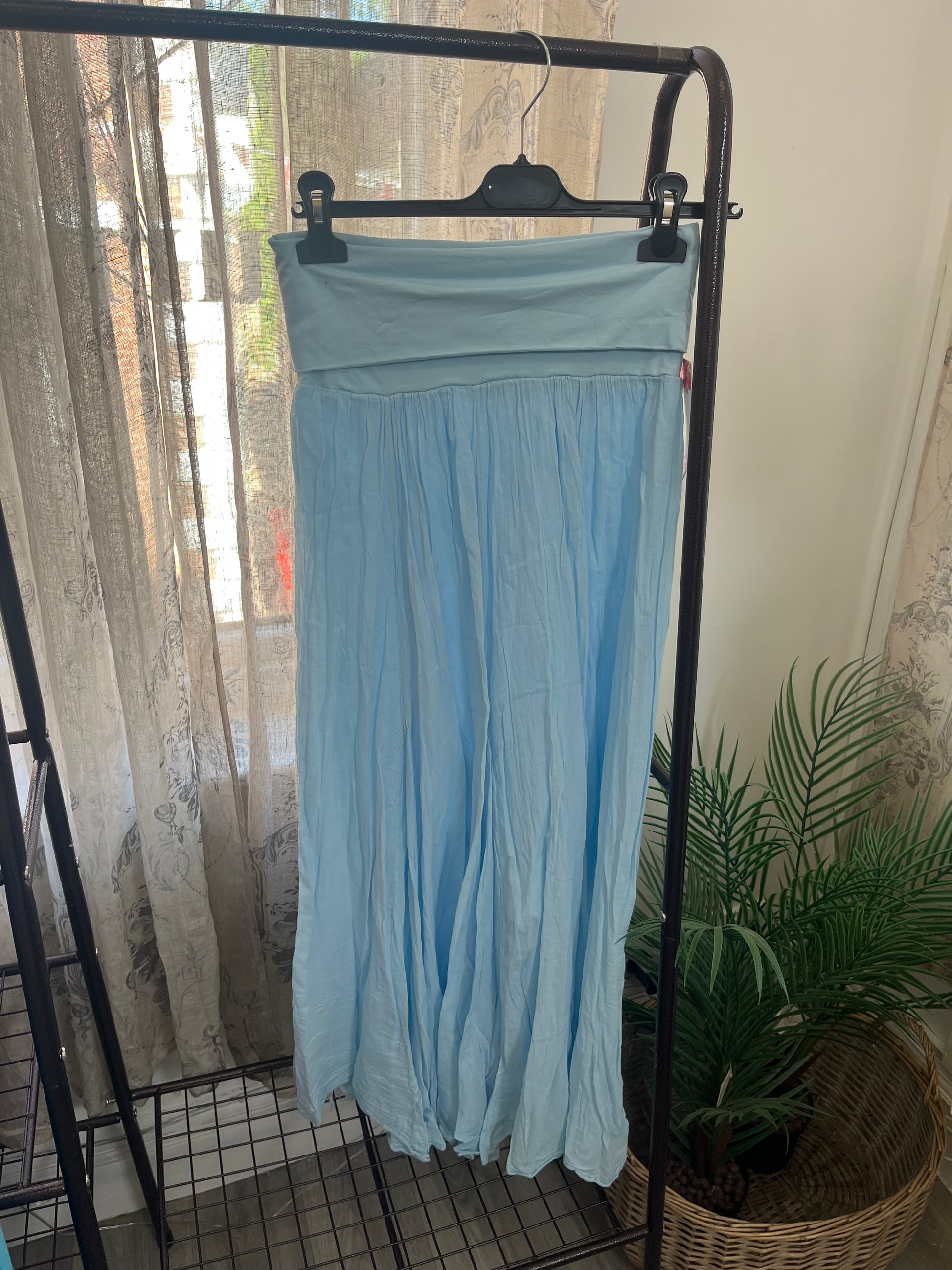 Lizzie Cotton Maxi Length Skirt
