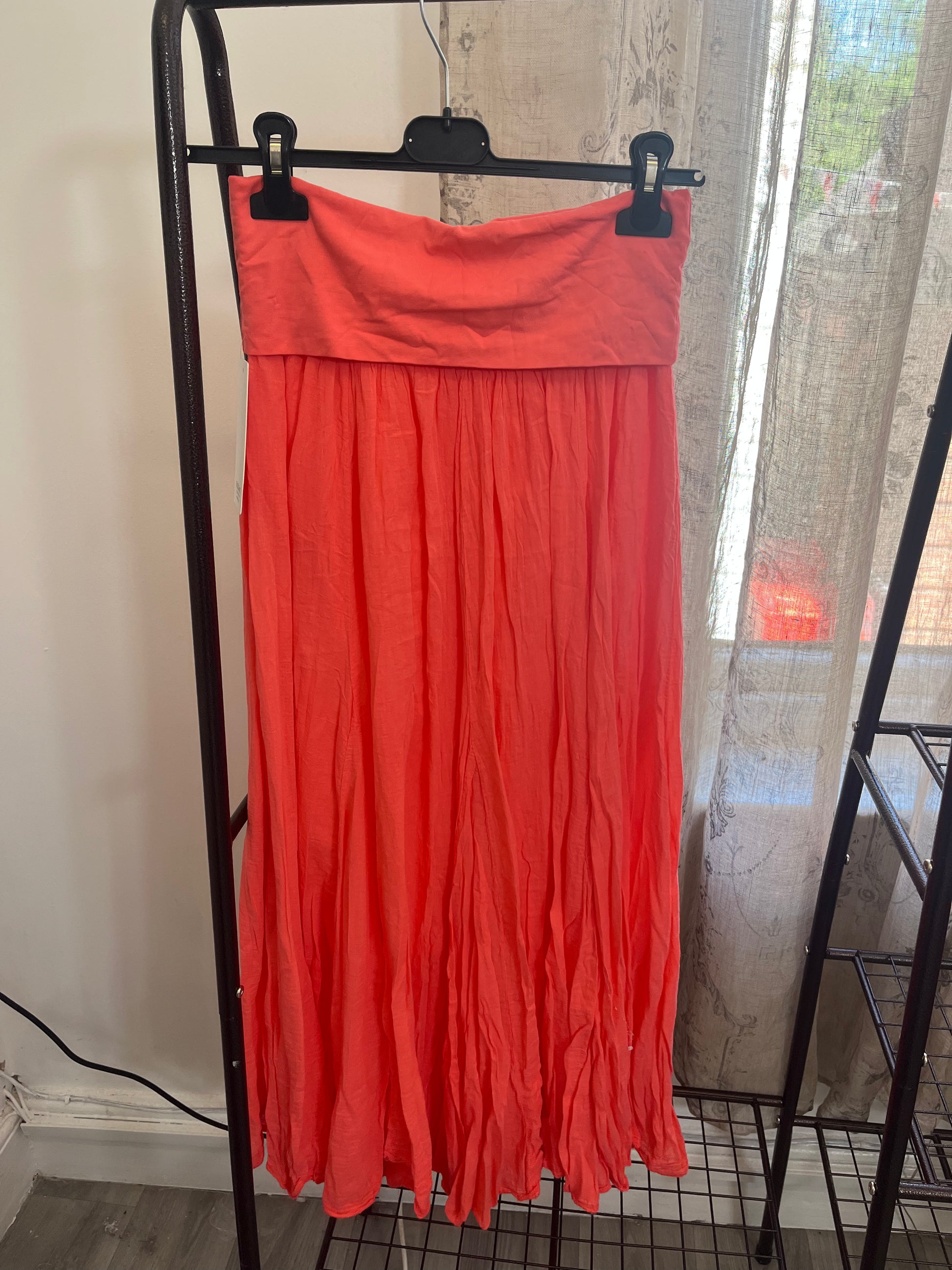 Lizzie Cotton Maxi Length Skirt