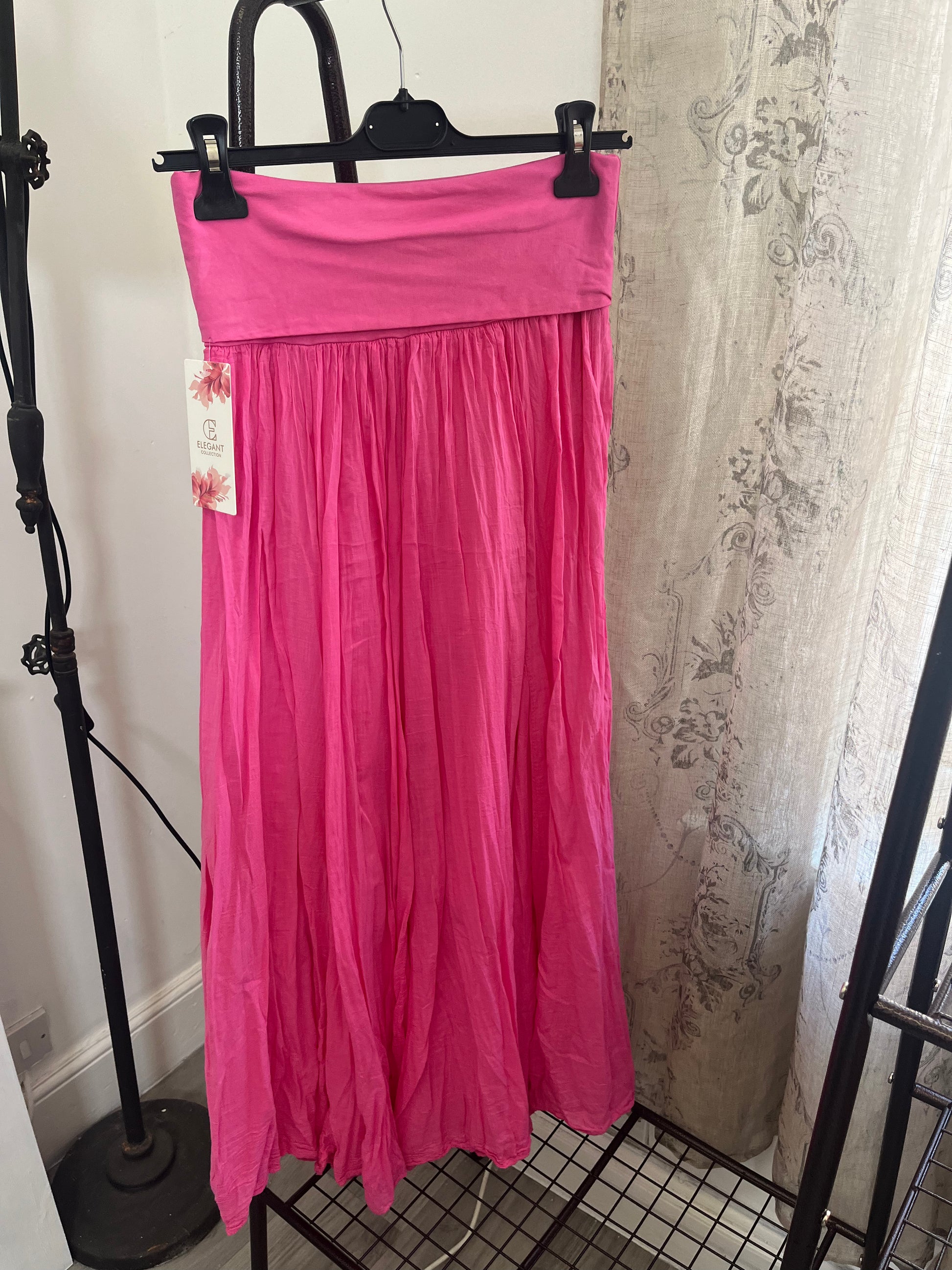 Lizzie Cotton Maxi Length Skirt