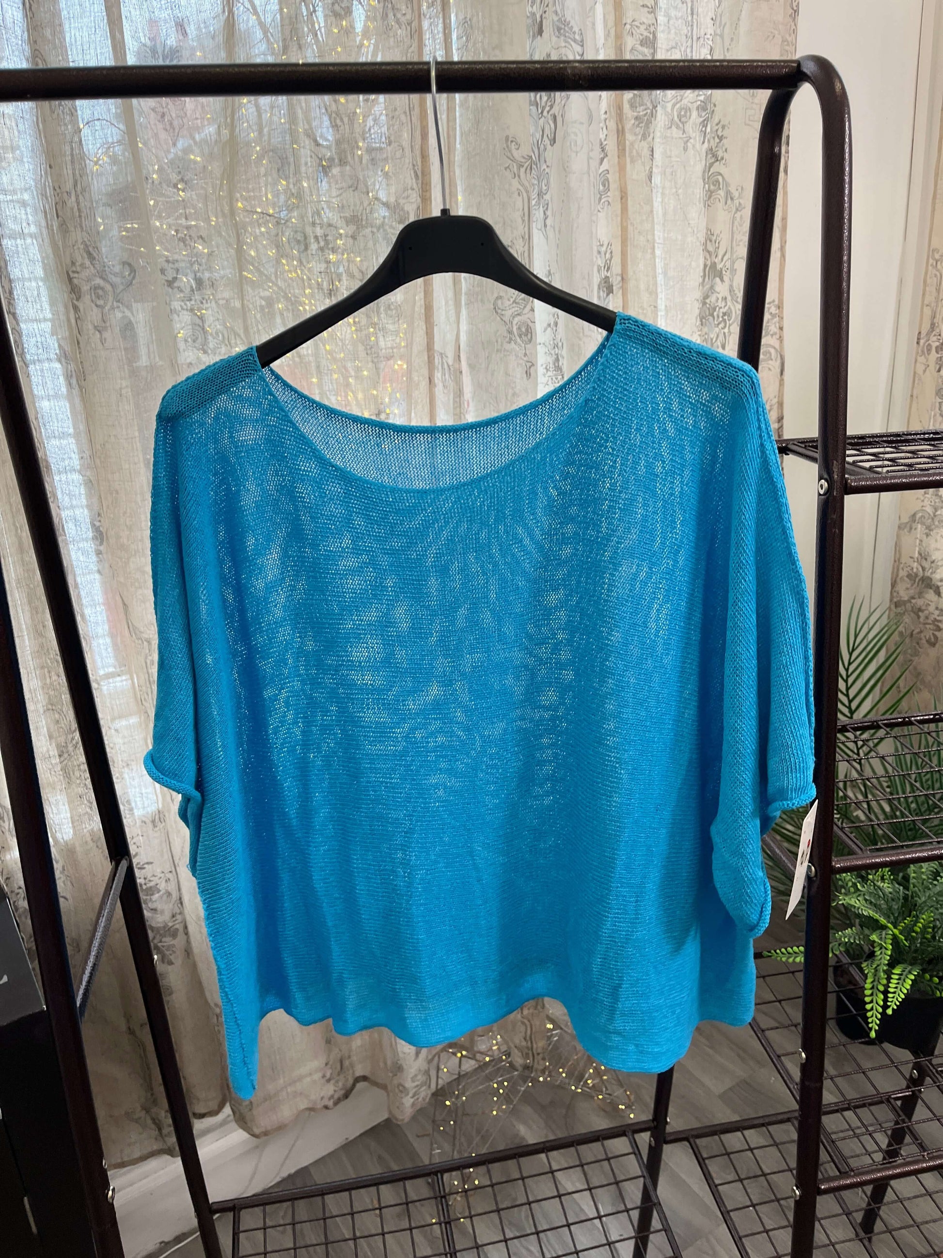 Torzi-Jane Boxy Swing Woven Knit Jumper