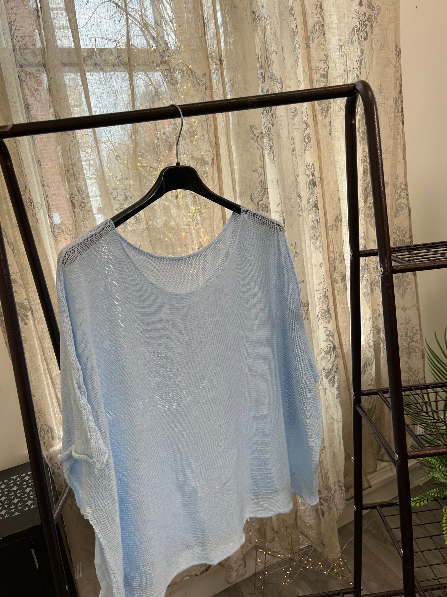 Torzi-Jane Boxy Swing Woven Knit Jumper