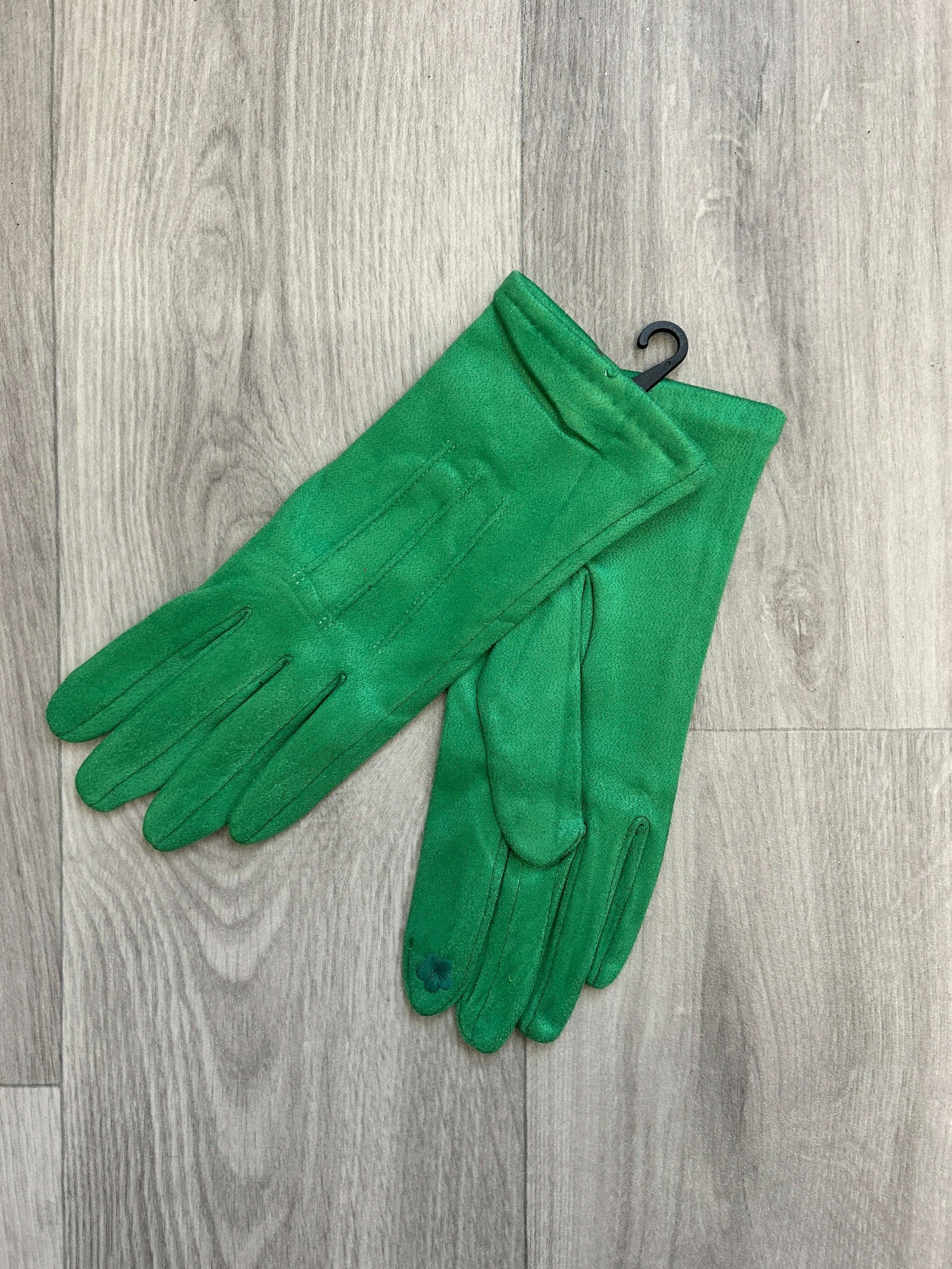 Faux Suede Streamline Neat Gloves