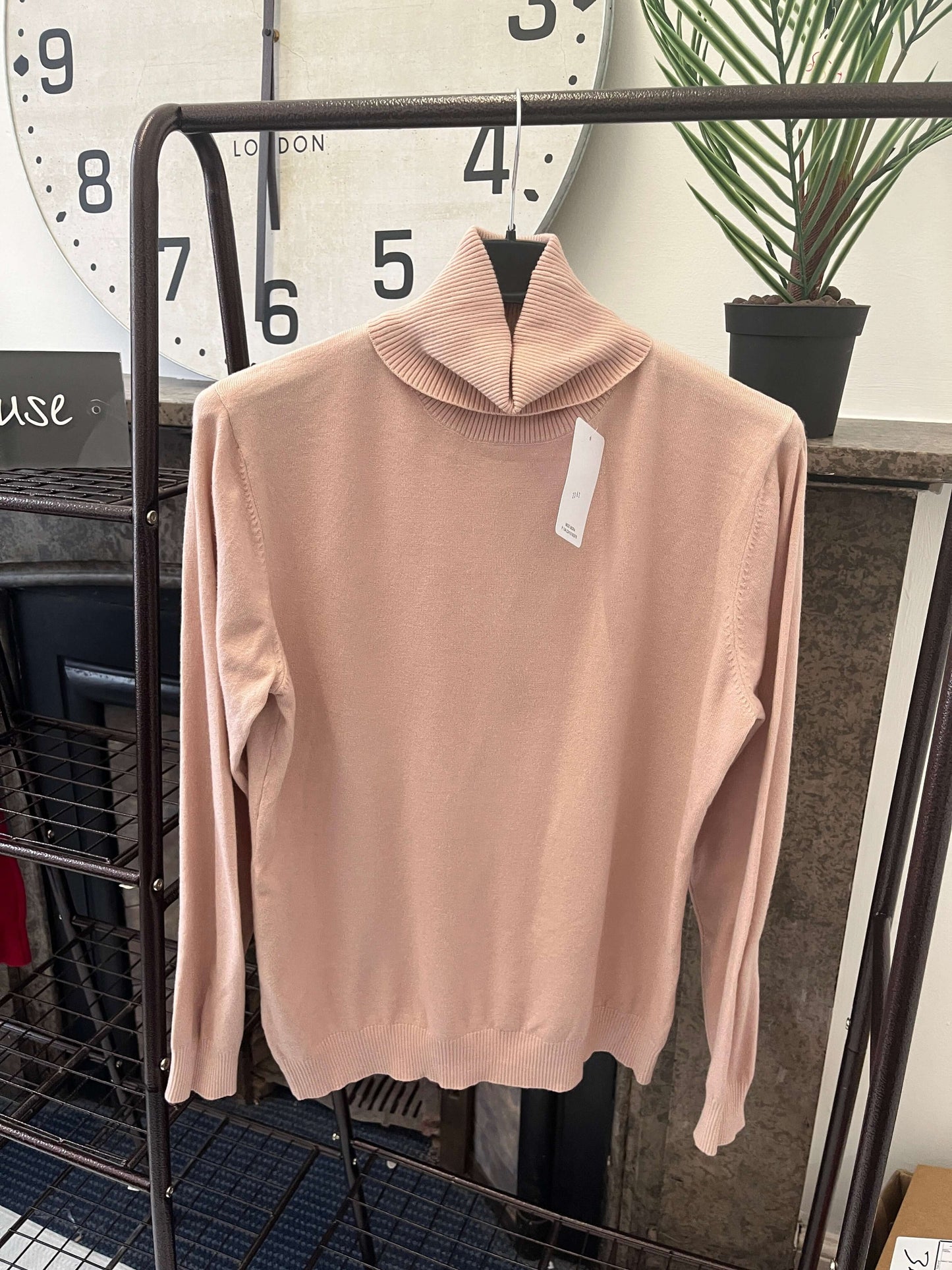 Neat Fit Ladies Polo Neck Jumper