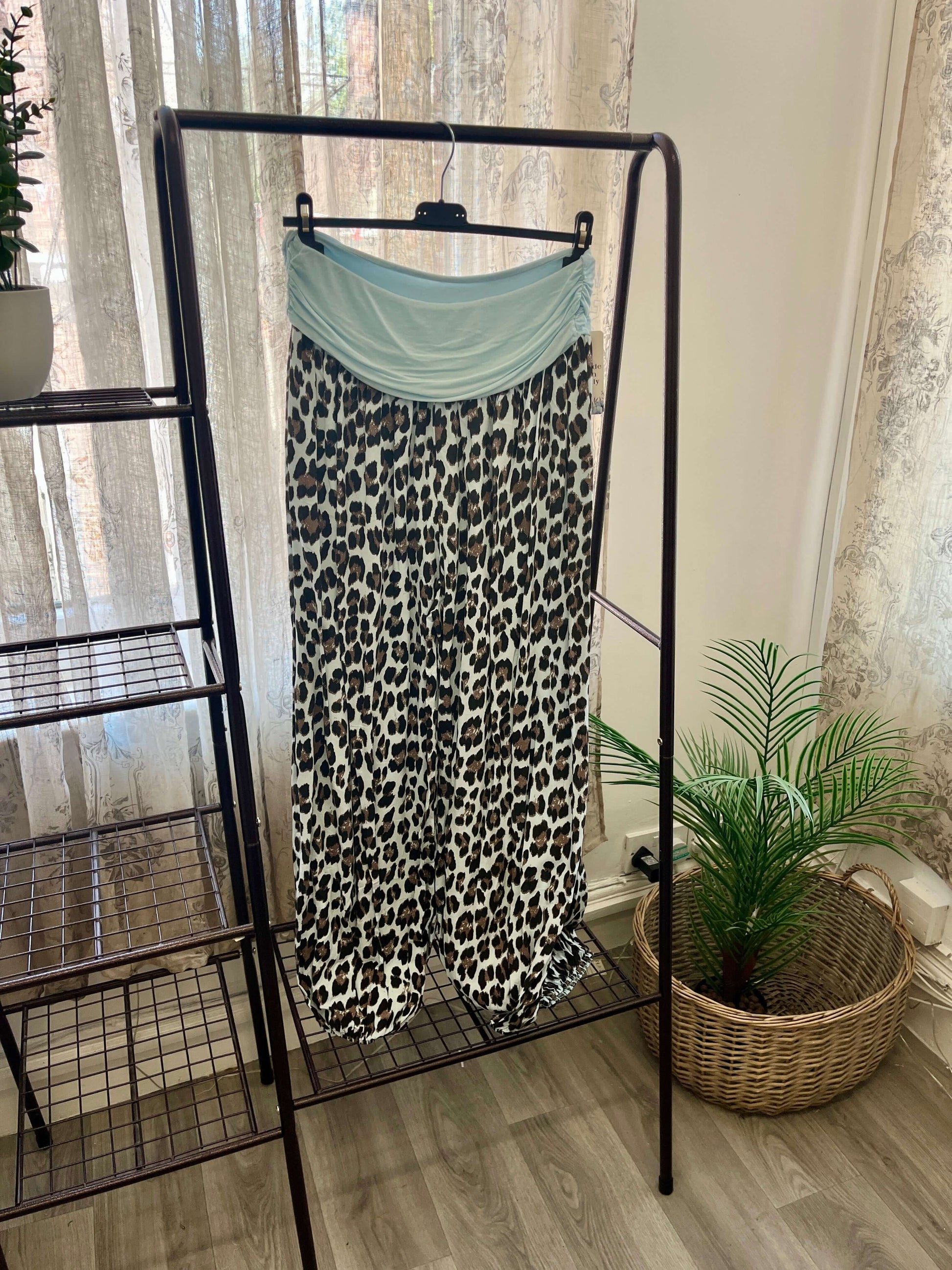 Harem Trouser Slouchies - Leopard