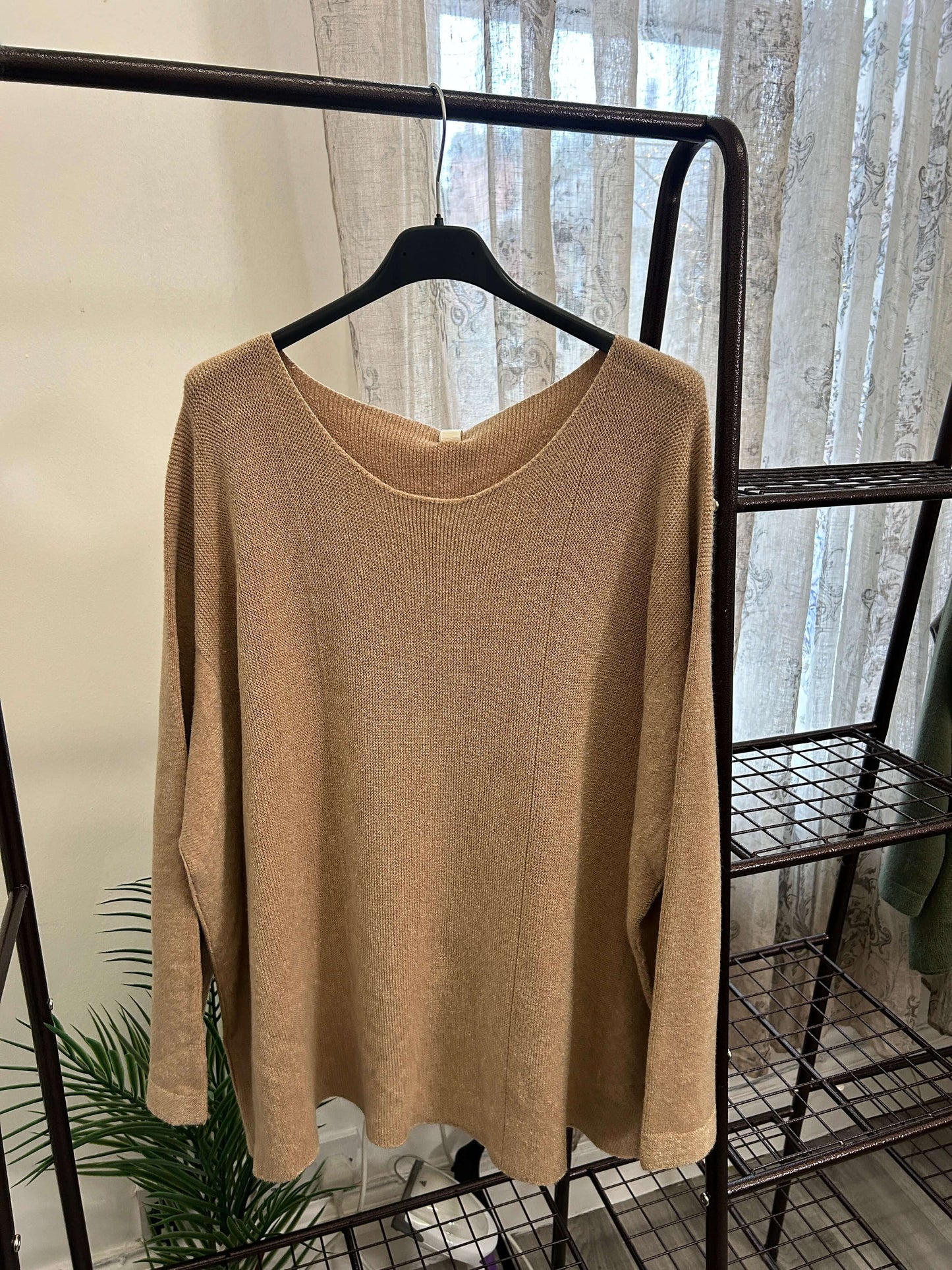 Waffle Knit Super Soft Slouchy Jumper