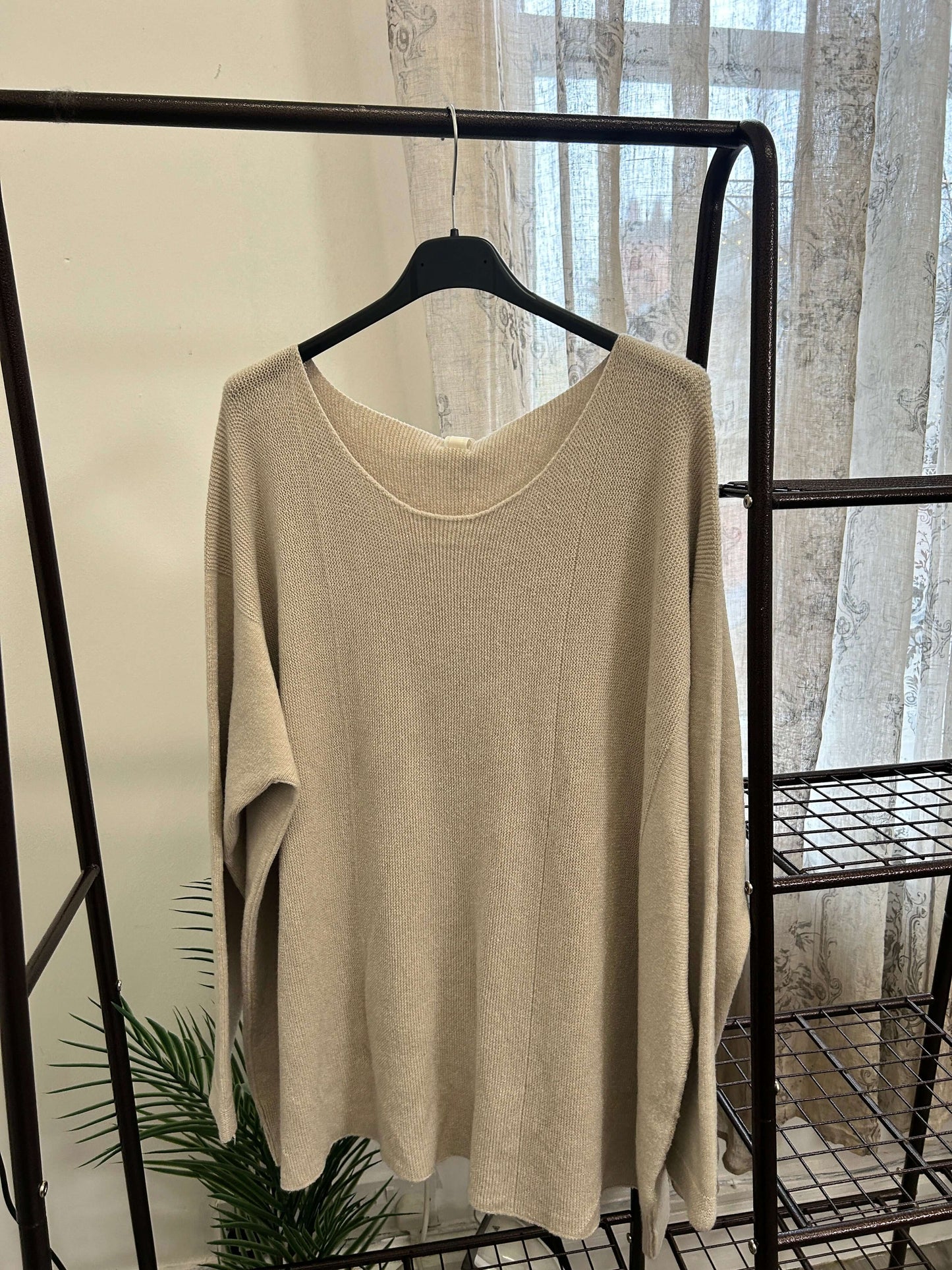 Waffle Knit Super Soft Slouchy Jumper