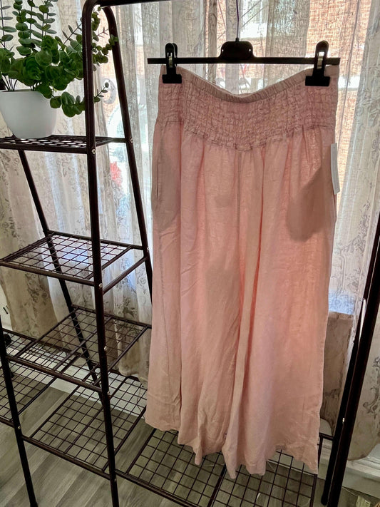 Ester Linen Wide Leg Palazzo Trouser