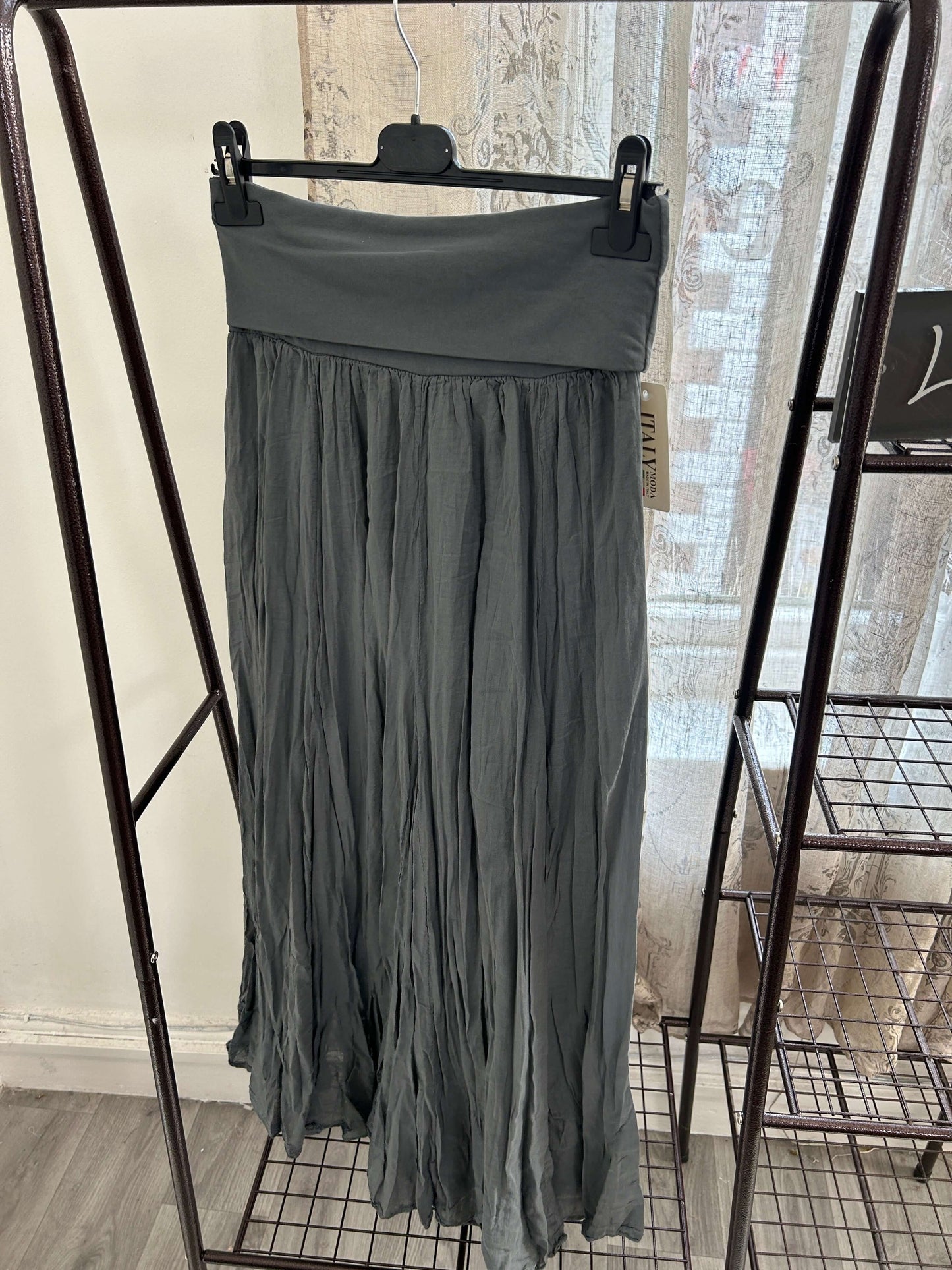 Lizzie Cotton Maxi Length Skirt