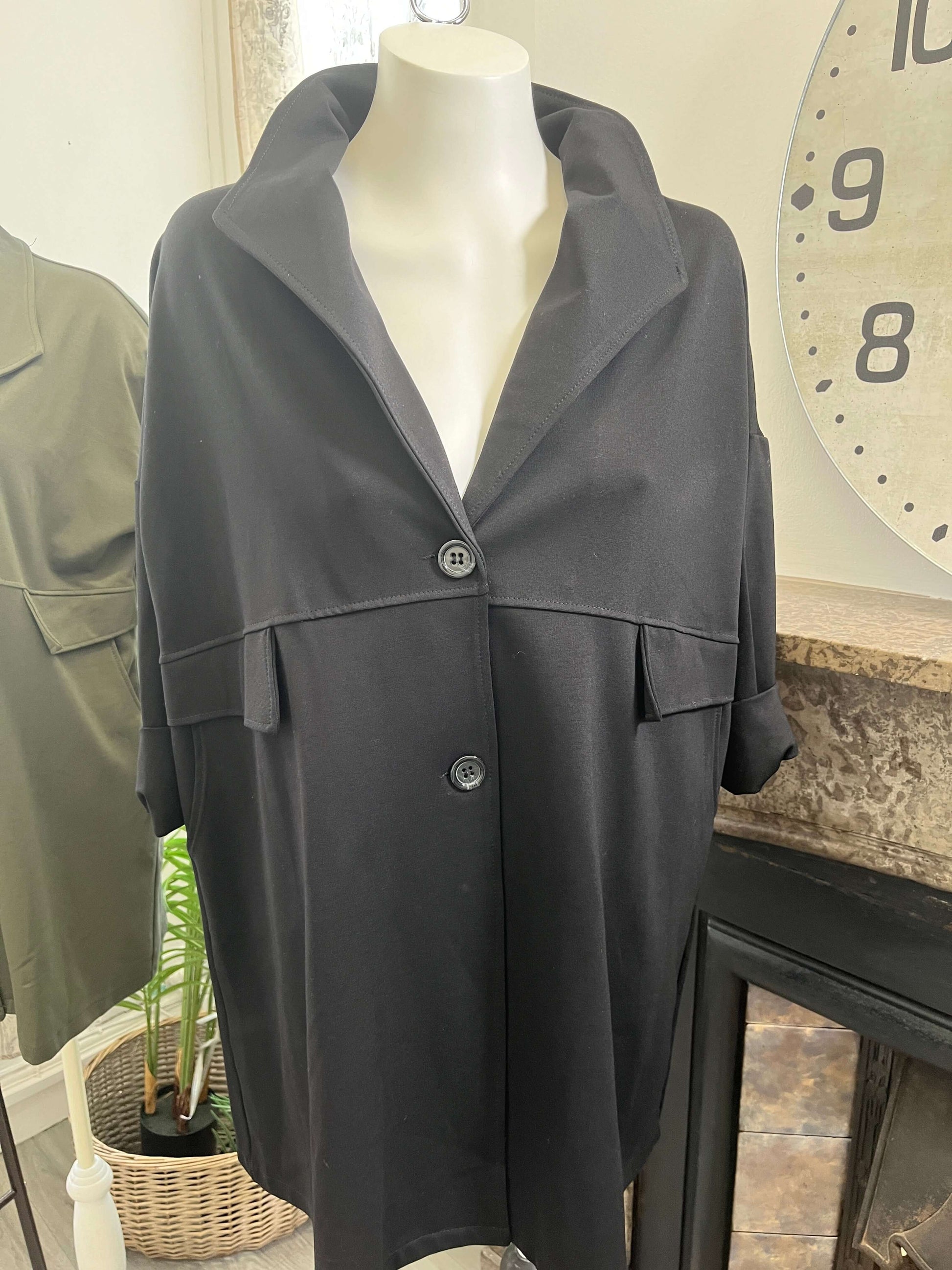 A Line Smart Felt Winter Coat