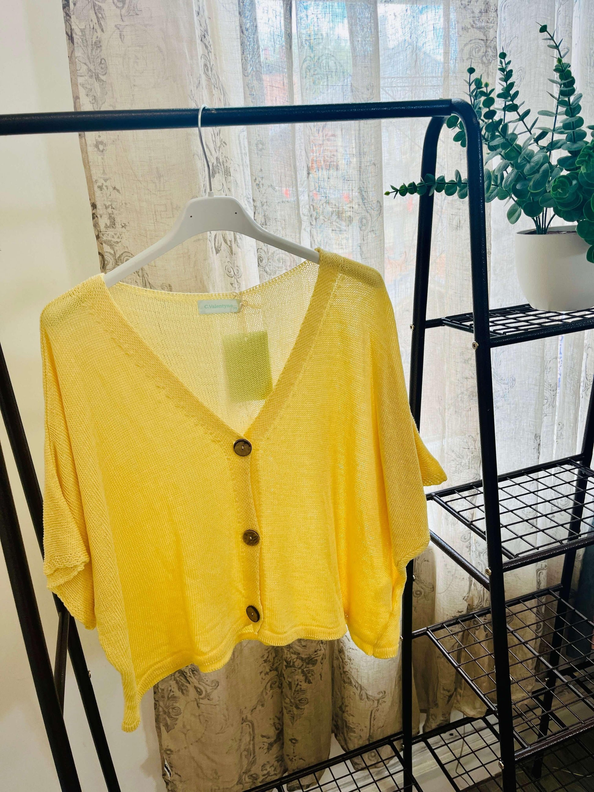 Aimee Cute Button Layering Cardi