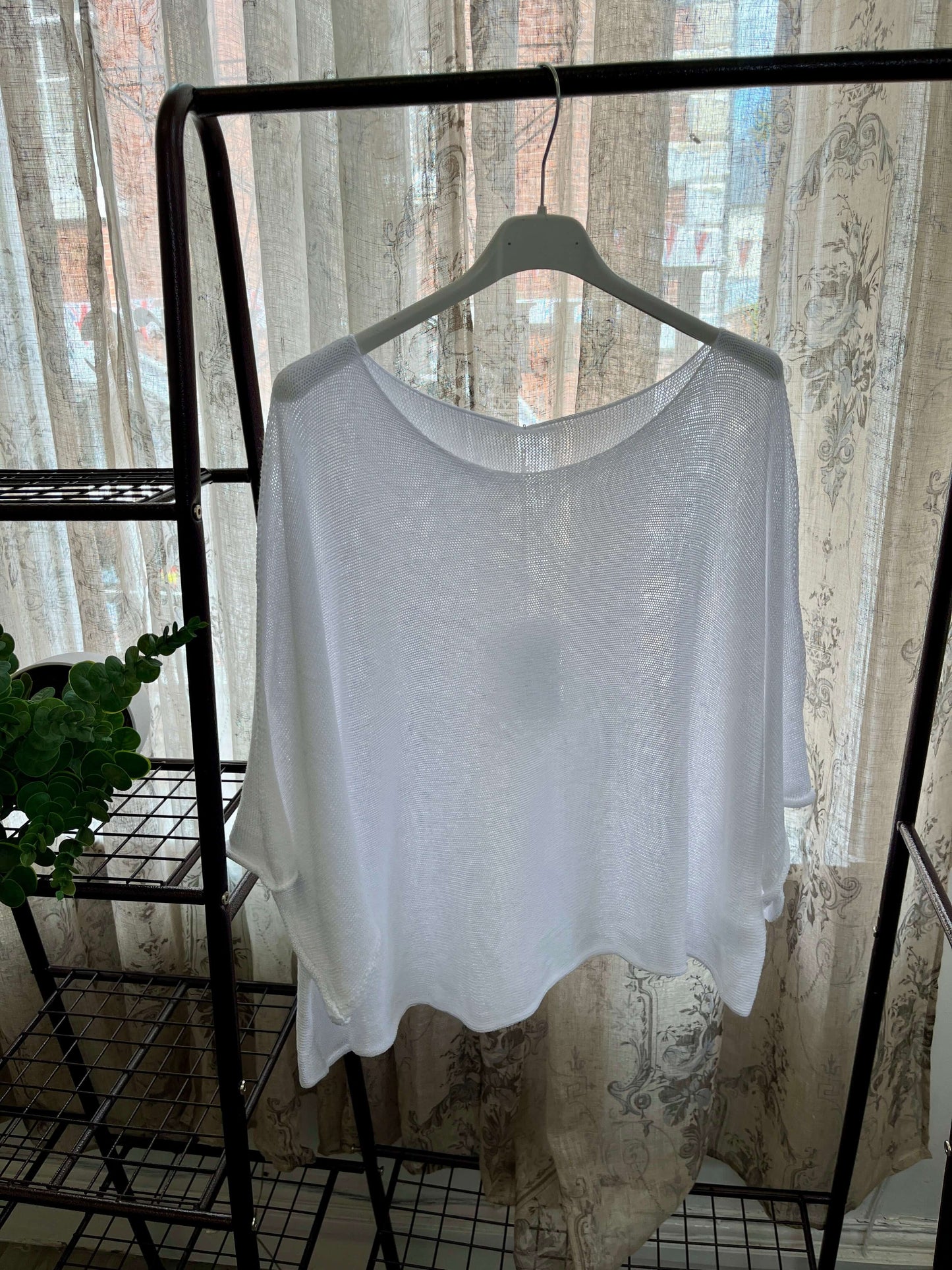 Harlow Woven Fine Knit Layering Jumper