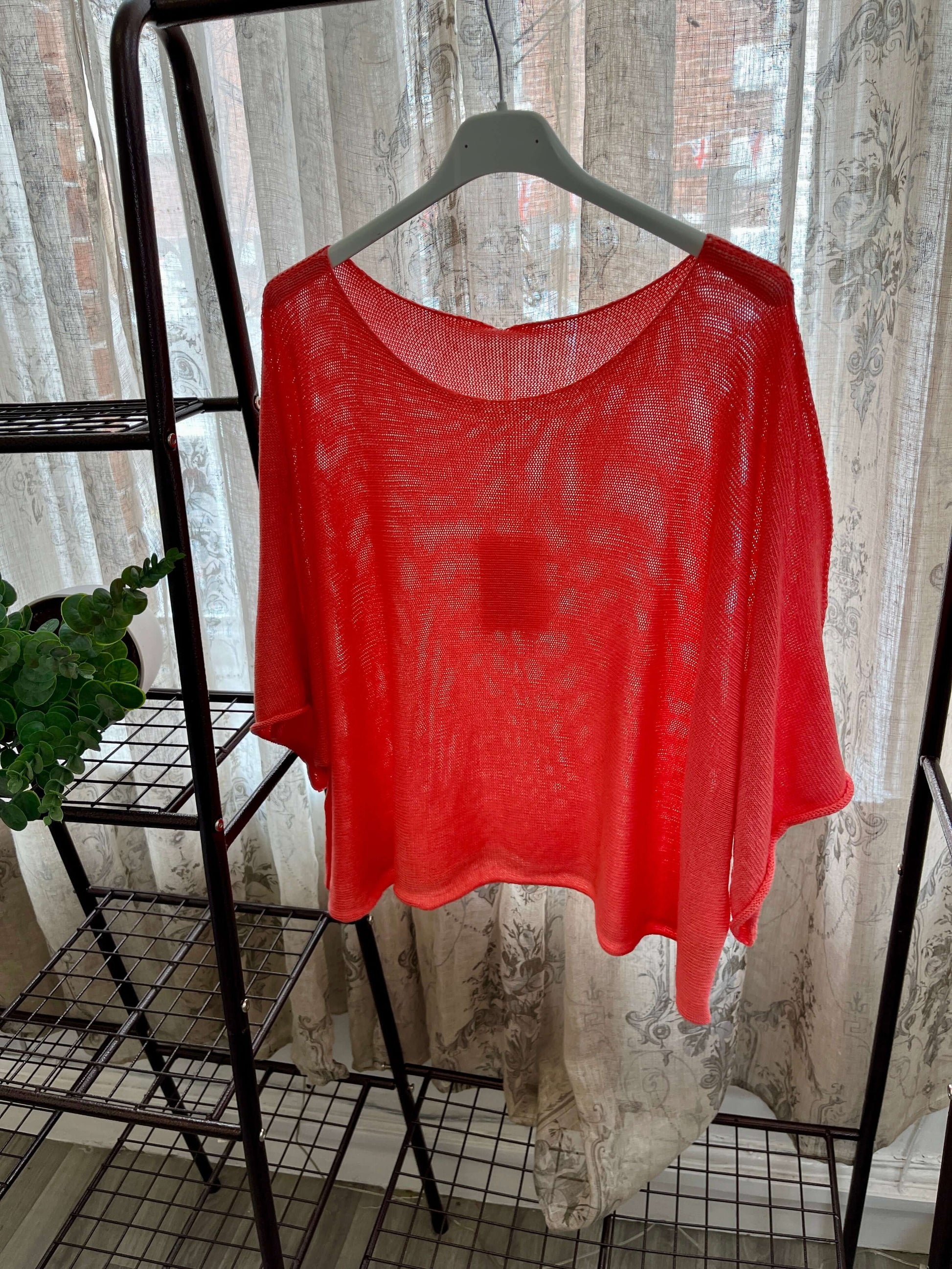 Harlow Woven Fine Knit Layering Jumper