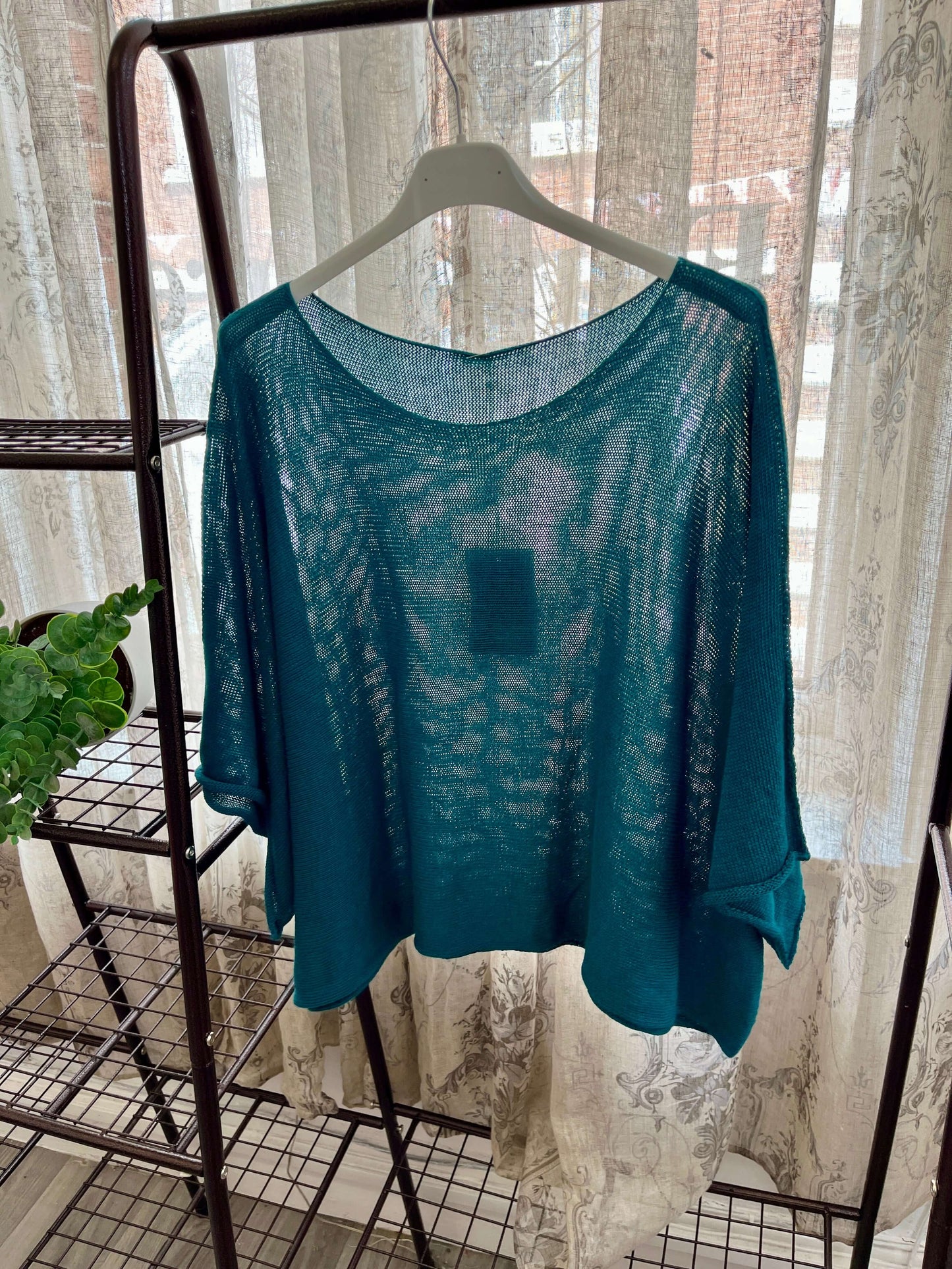 Harlow Woven Fine Knit Layering Jumper