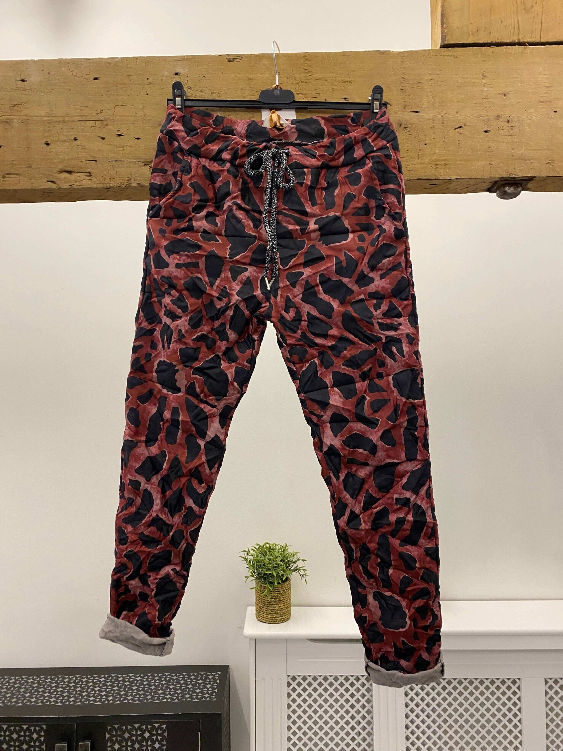 Soft Touch Animal Print Joggers