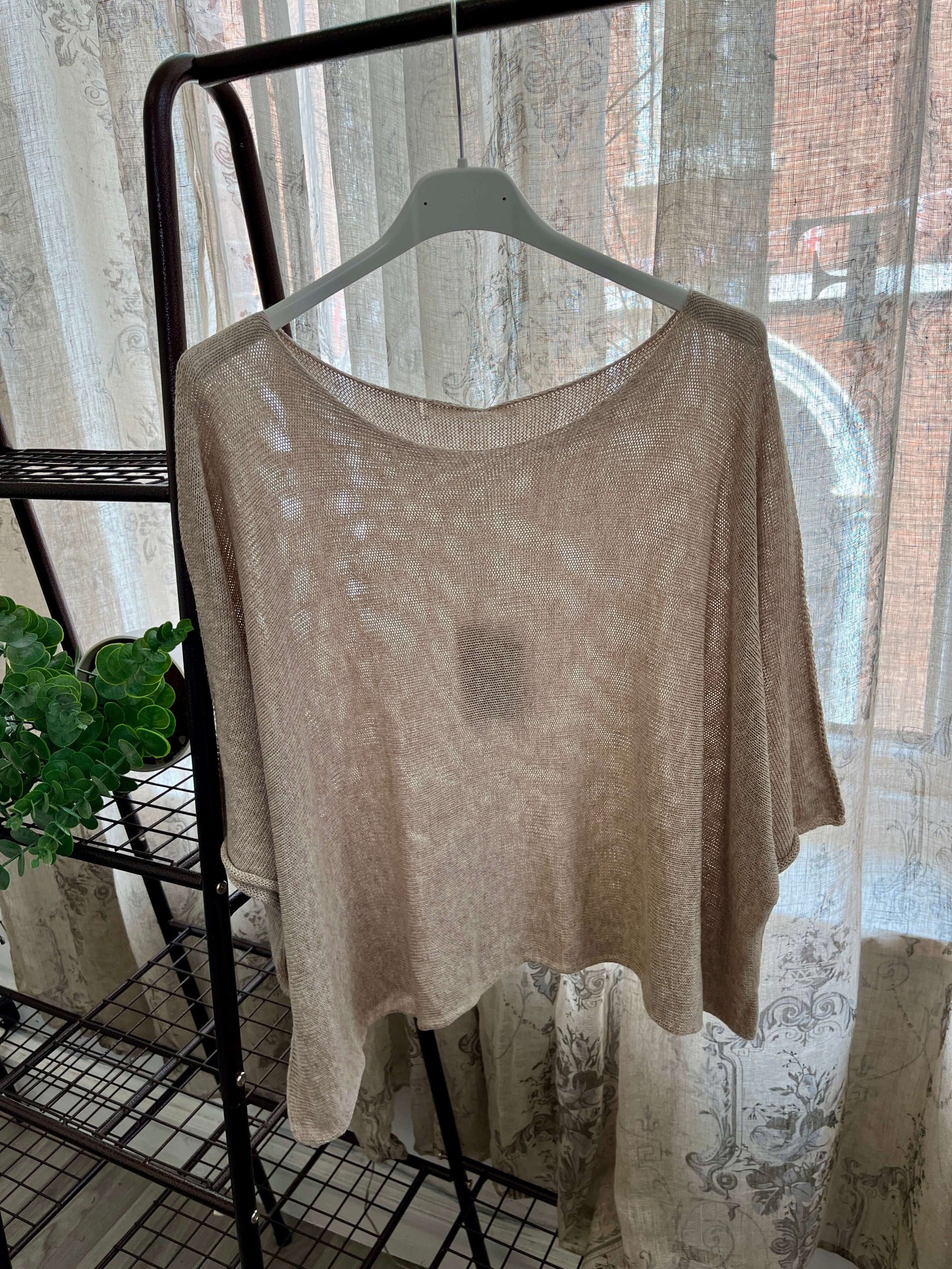 Harlow Woven Fine Knit Layering Jumper