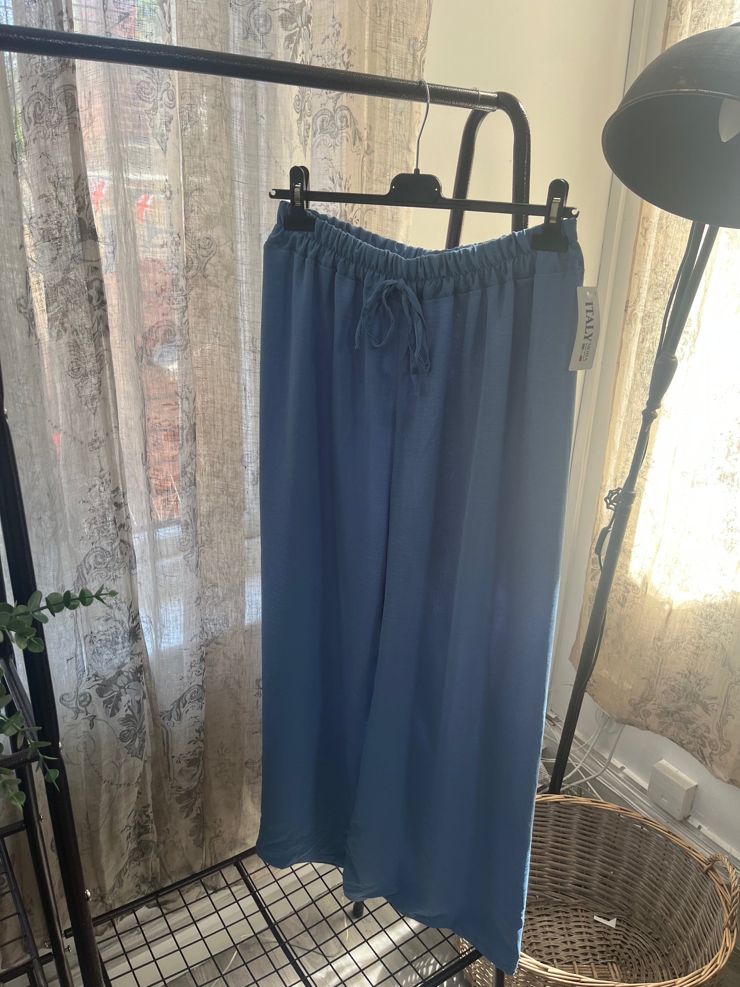 Elegant Wide Leg Palazzo Trousers