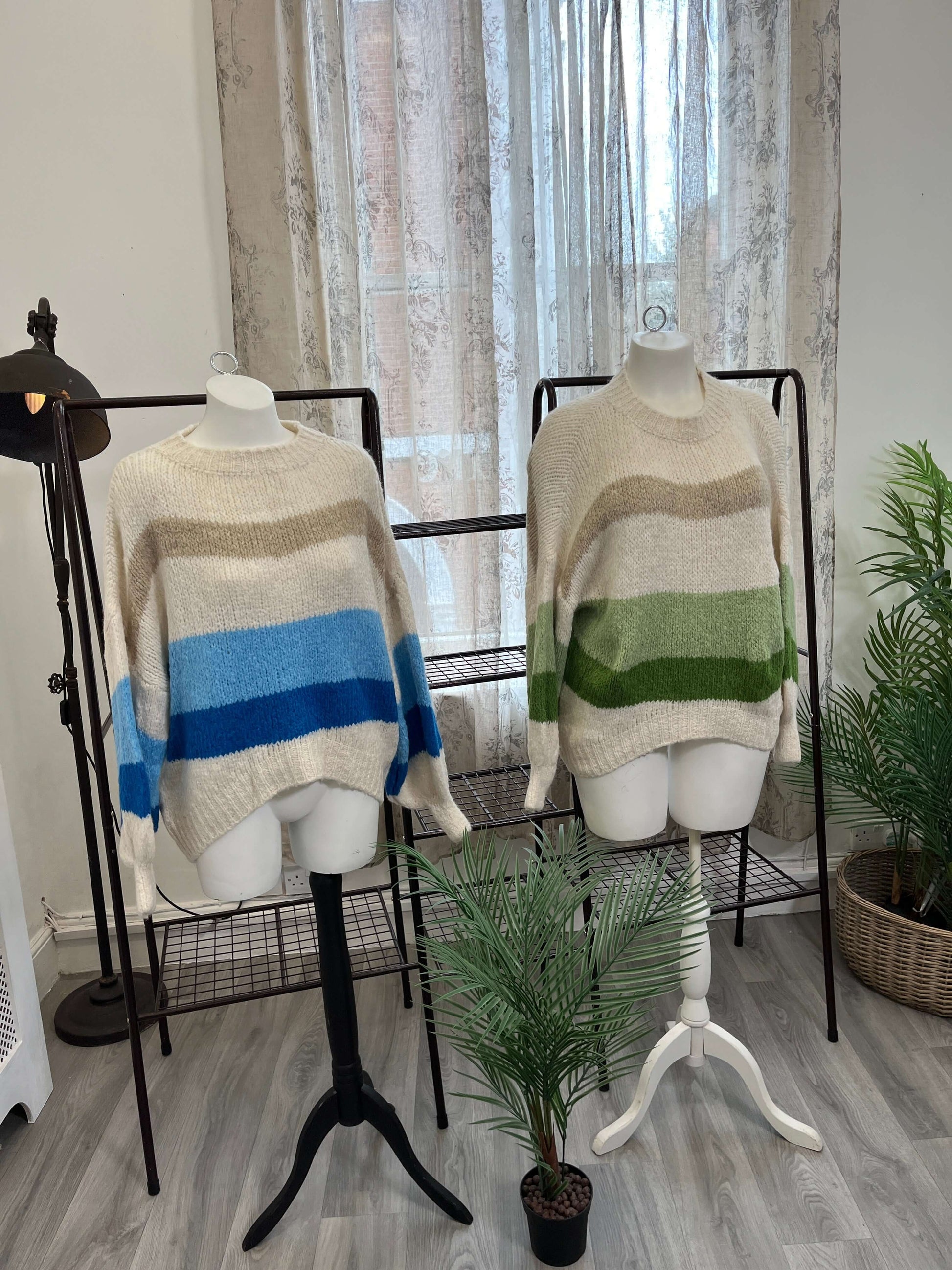 Orla Stripe Round Neck Jumper