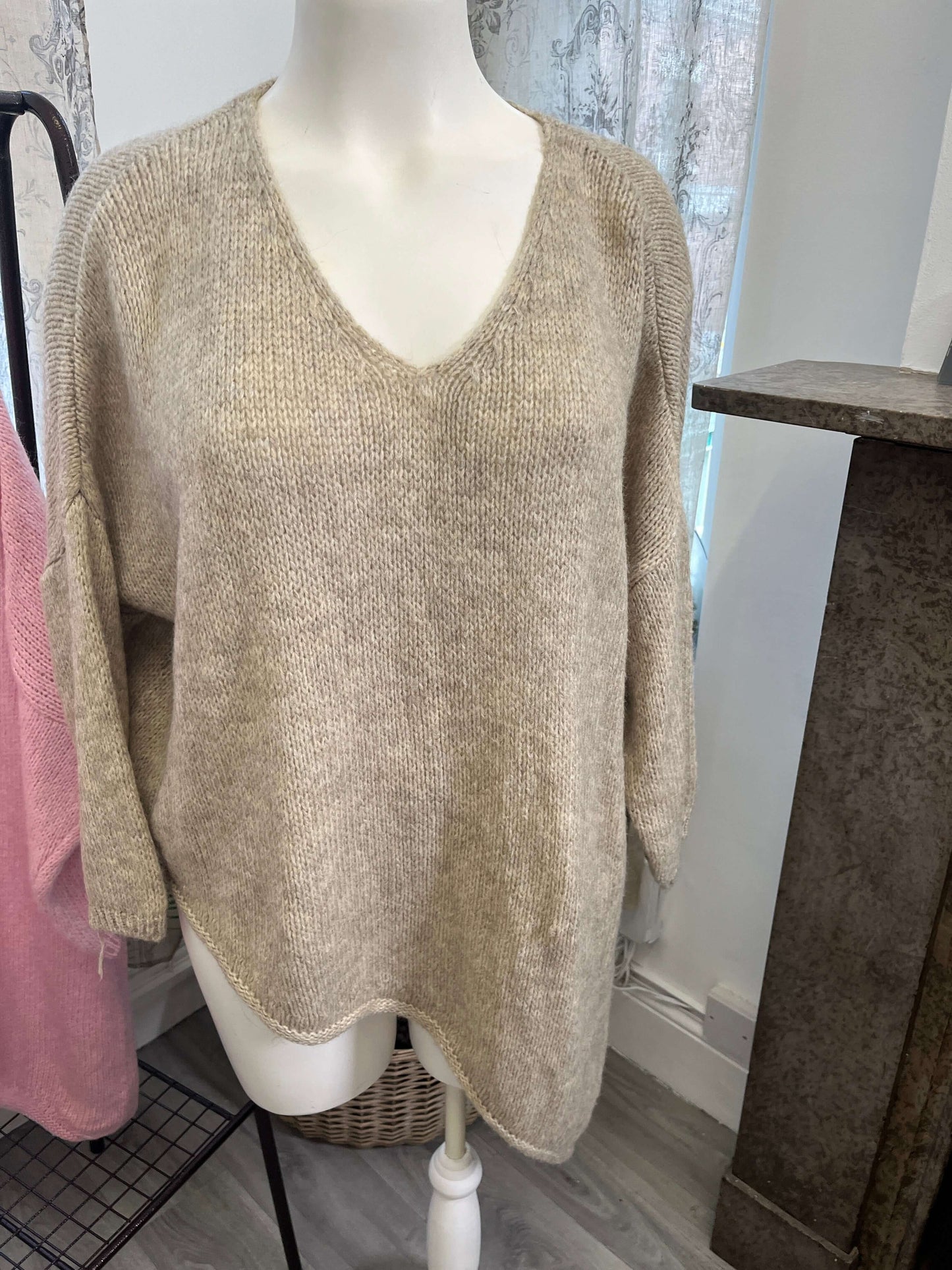 Gemma Slant Knit Jumper