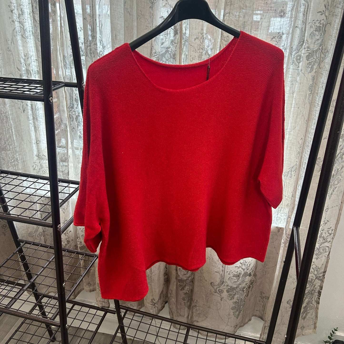 Torzi Boxy Swing Fine Knit Jumper