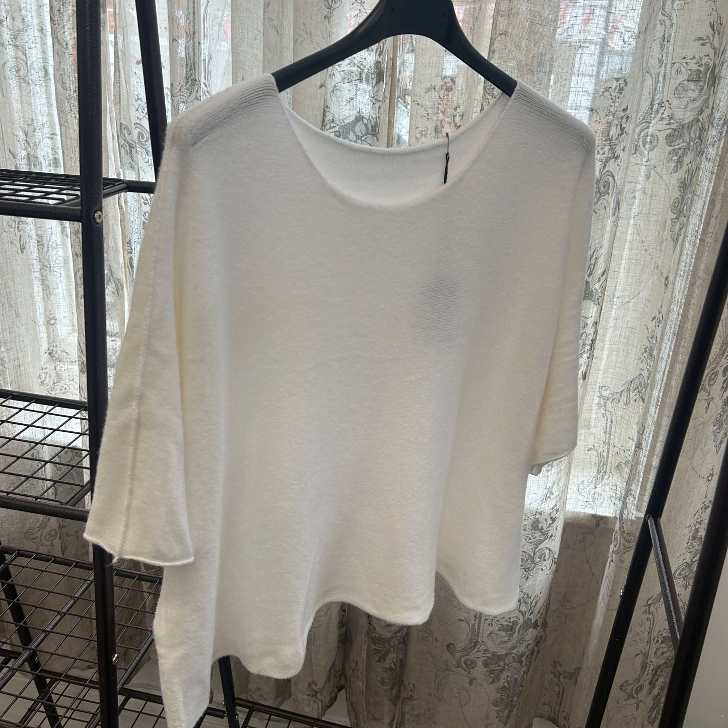 Torzi Boxy Swing Fine Knit Jumper