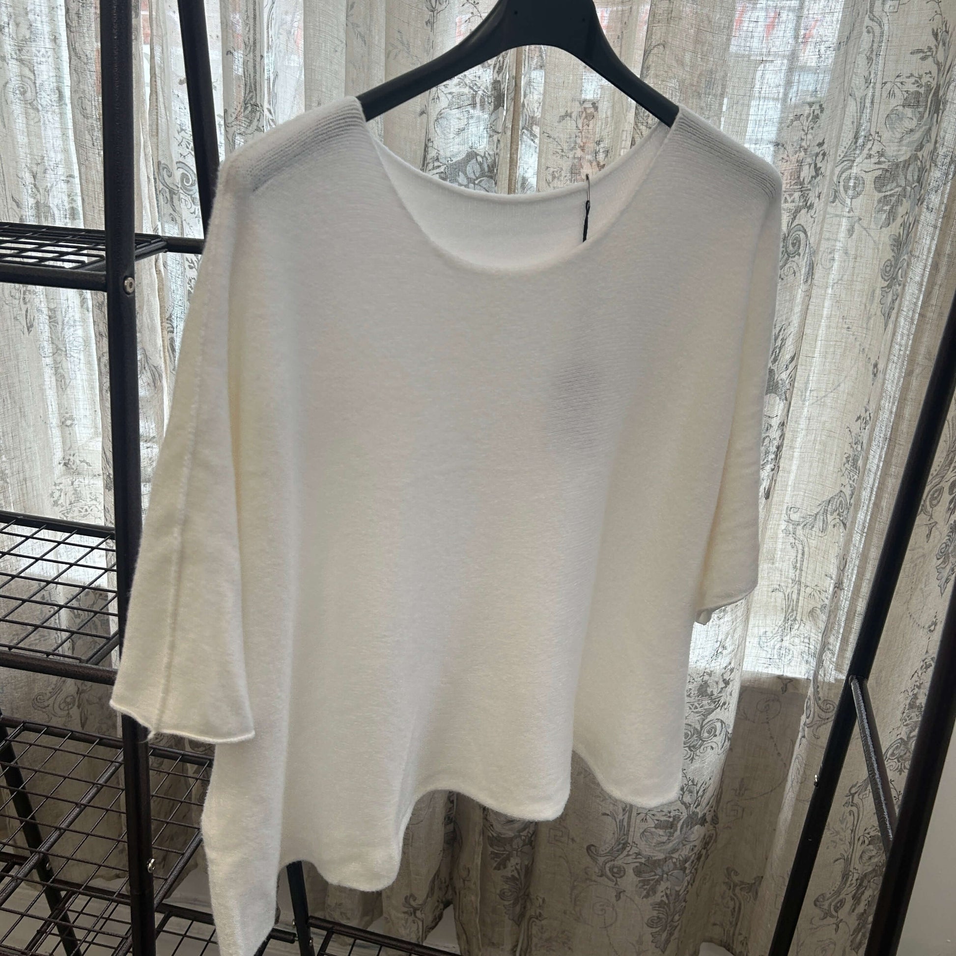 Torzi Boxy Swing Fine Knit Jumper