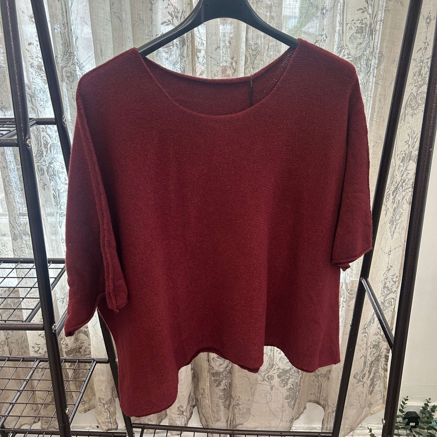 Torzi Boxy Swing Fine Knit Jumper
