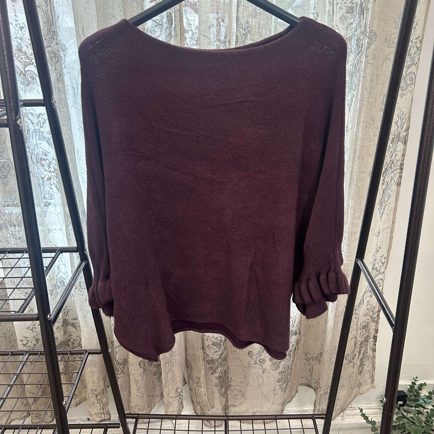 Eliza Fluted Sleeve Super Soft Jumper