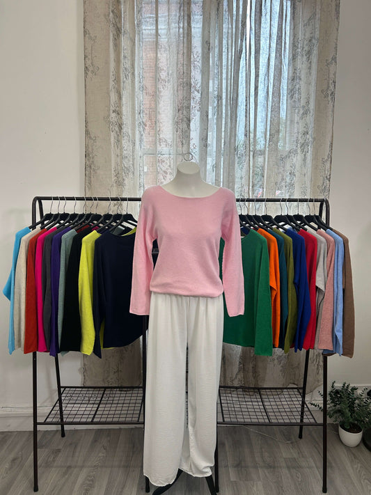 Penelope Round Neck Super Soft Knit Jumper