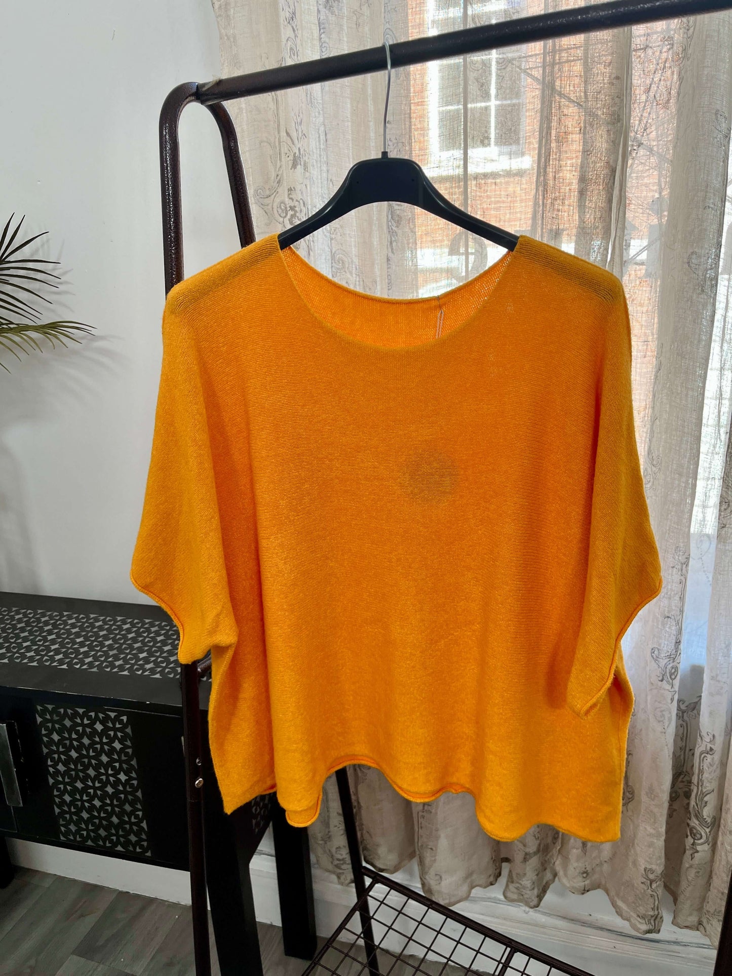 Torzi Boxy Swing Fine Knit Jumper