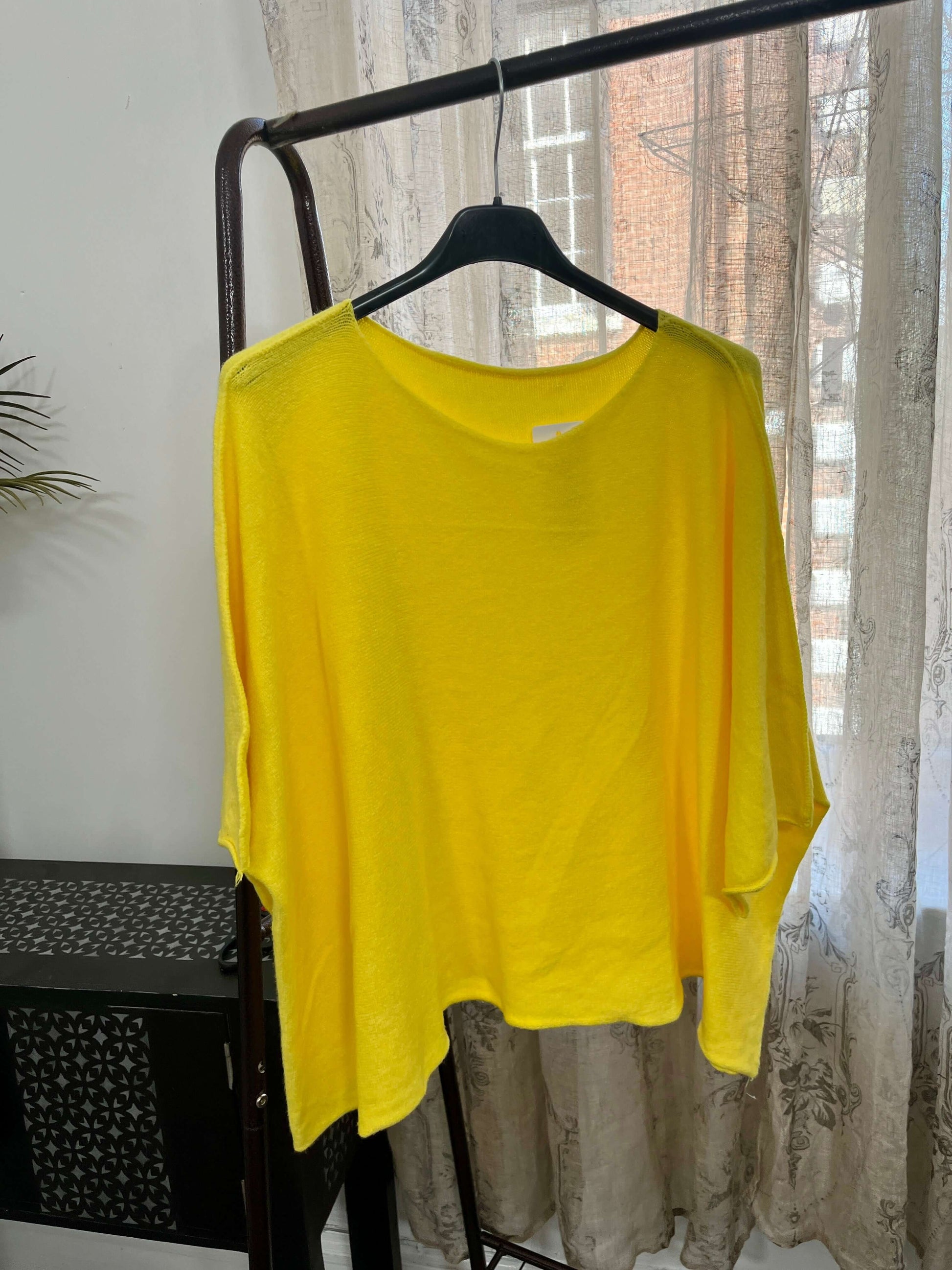 Torzi Boxy Swing Fine Knit Jumper